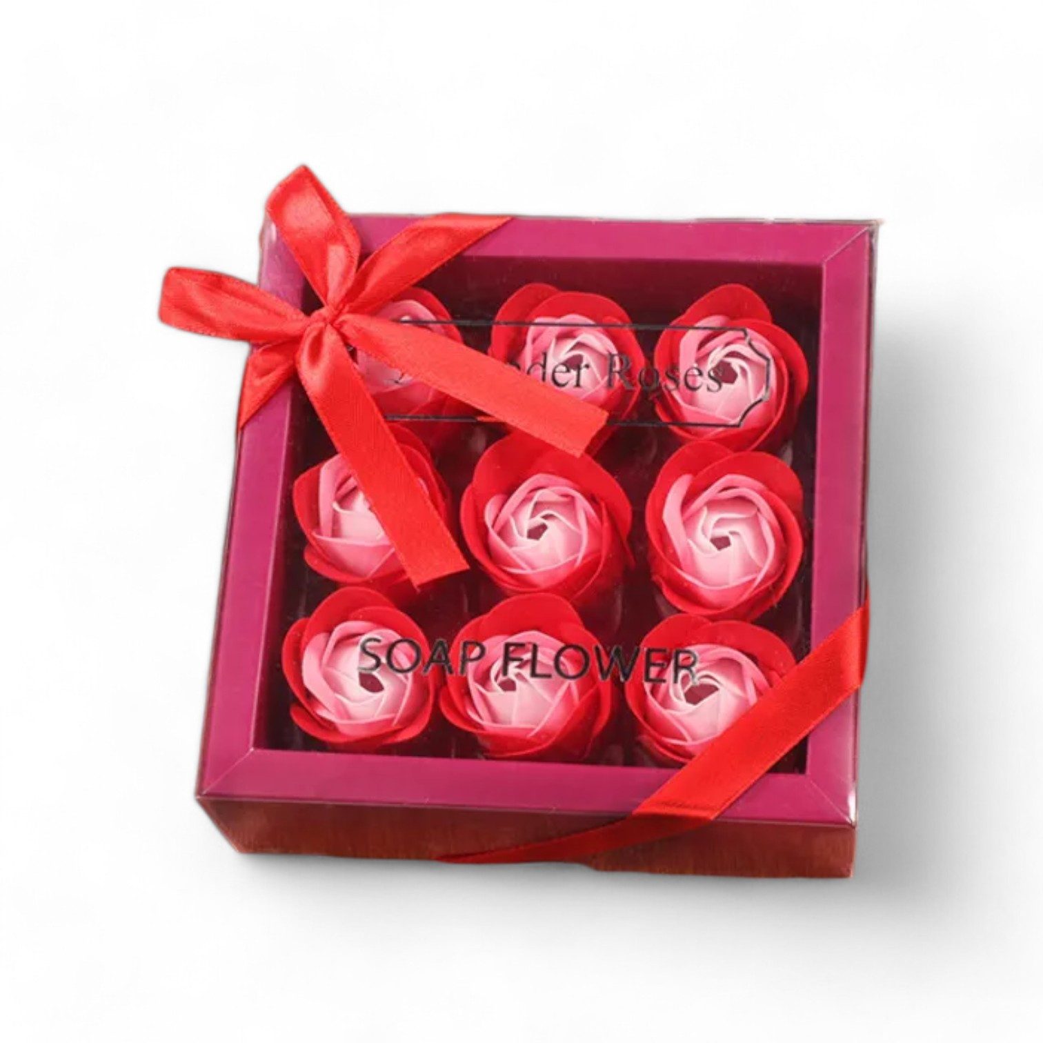 Kunstblume Dekoration Seifenblume Rose in Geschenkbox günstig online kaufen