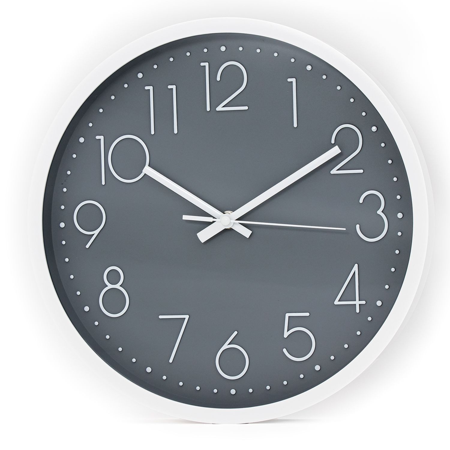 Intirilife Wanduhr (Wanduhr lautlos, ohne Tickgeräusche klassiche moderene günstig online kaufen