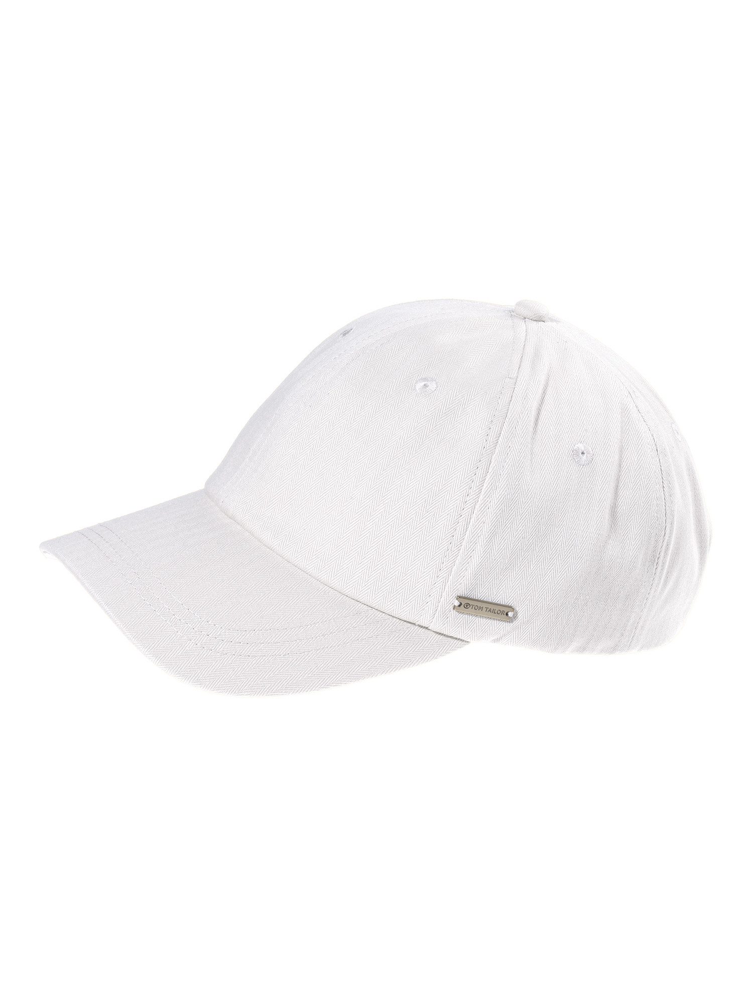 TOM TAILOR Baseball Cap (1-St) mit dezenter Fischgrätenstruktur
