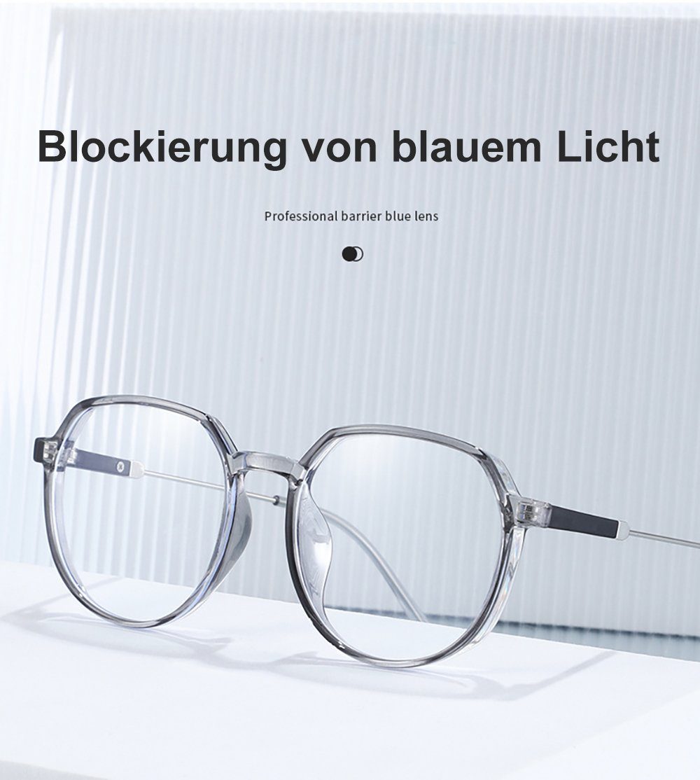 Polygonaler Brille PACIEA Gläser Anti Blaulicht Rahmen