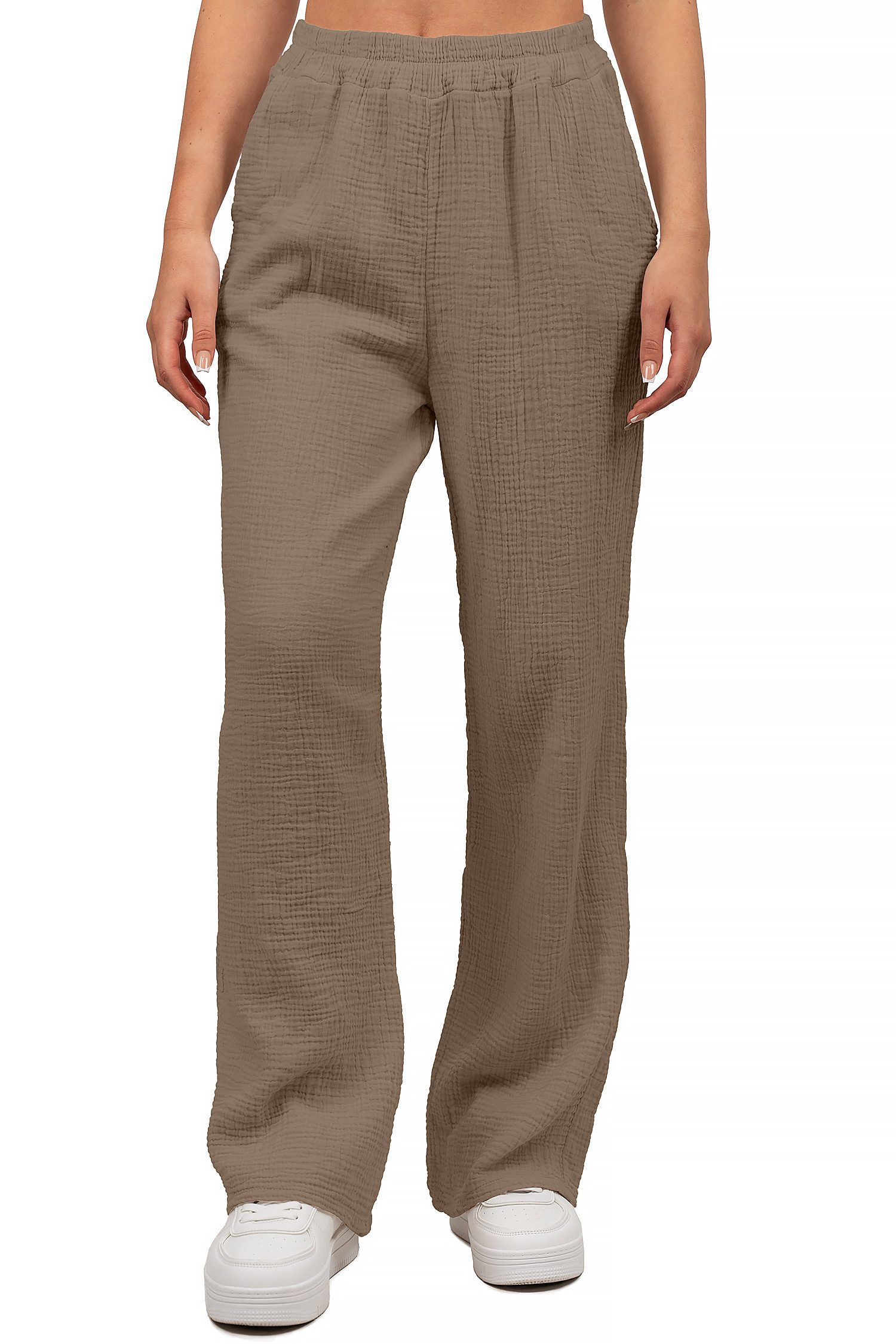 Reichstadt Stoffhose Damen Musselin Hose 25RSW082 by Reichstadt, Leichtes, günstig online kaufen