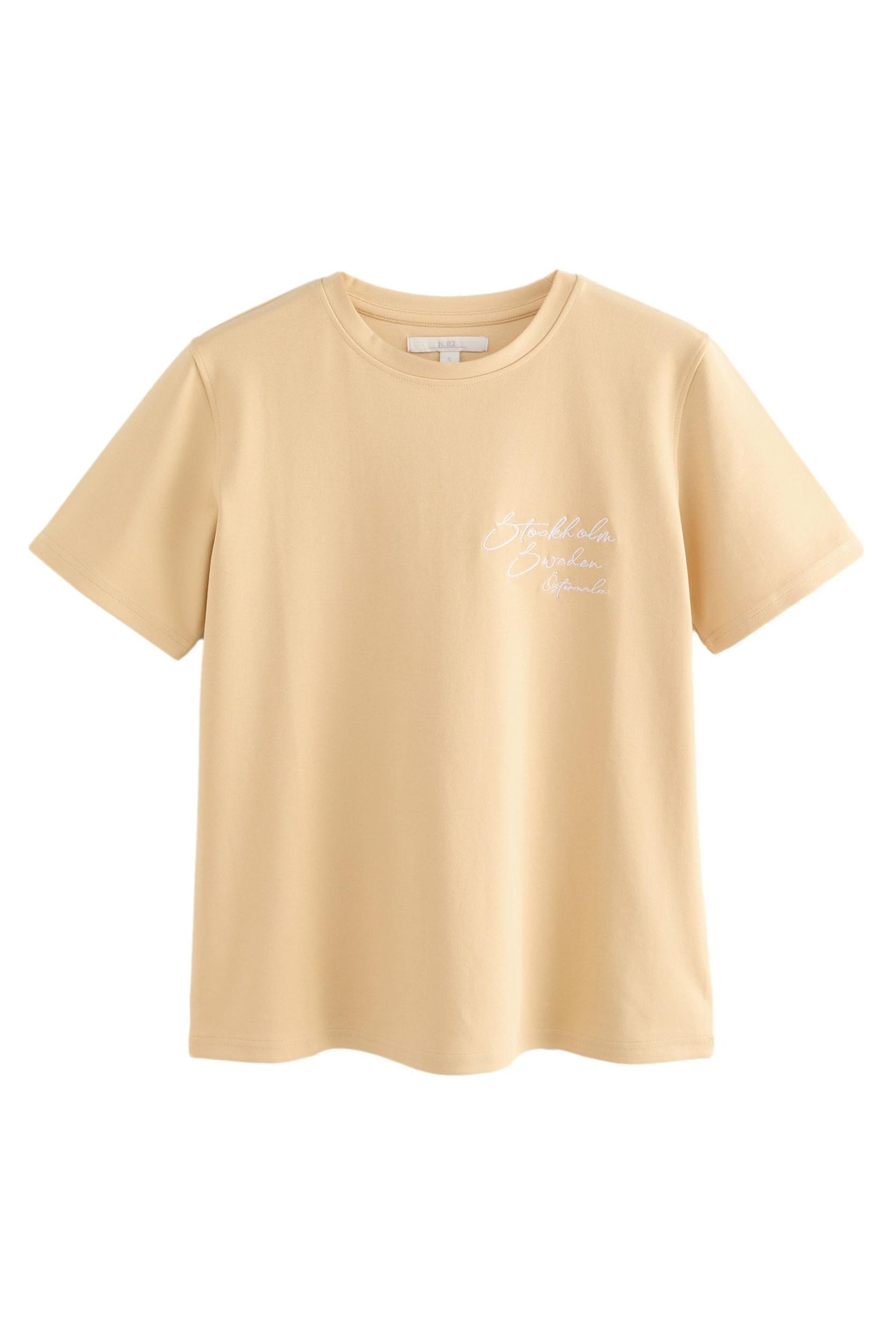 Next T-Shirt Schweres Kurzarm-T-Shirt, Kurzgröße (1-tlg) günstig online kaufen