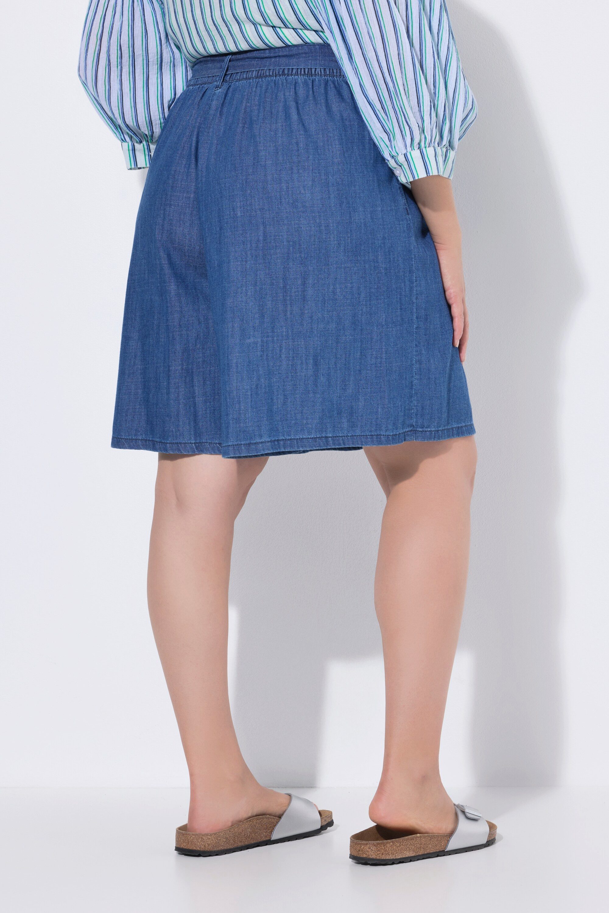 Ulla Popken Jeansshorts Hosenrock