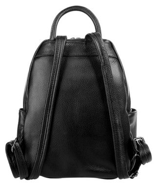 Samantha Look Cityrucksack, echt Leder, Made in Italy