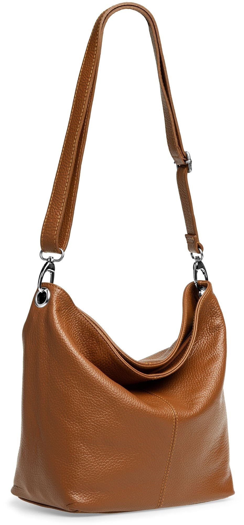 Caspar Schultertasche Klassische Damen Leder Handtasche günstig online kaufen