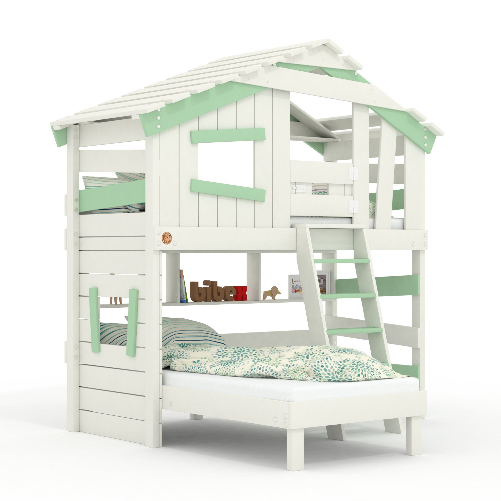 bibex Hochbett ALPIN CHALET Hochbett, Kinderbett, günstig online kaufen