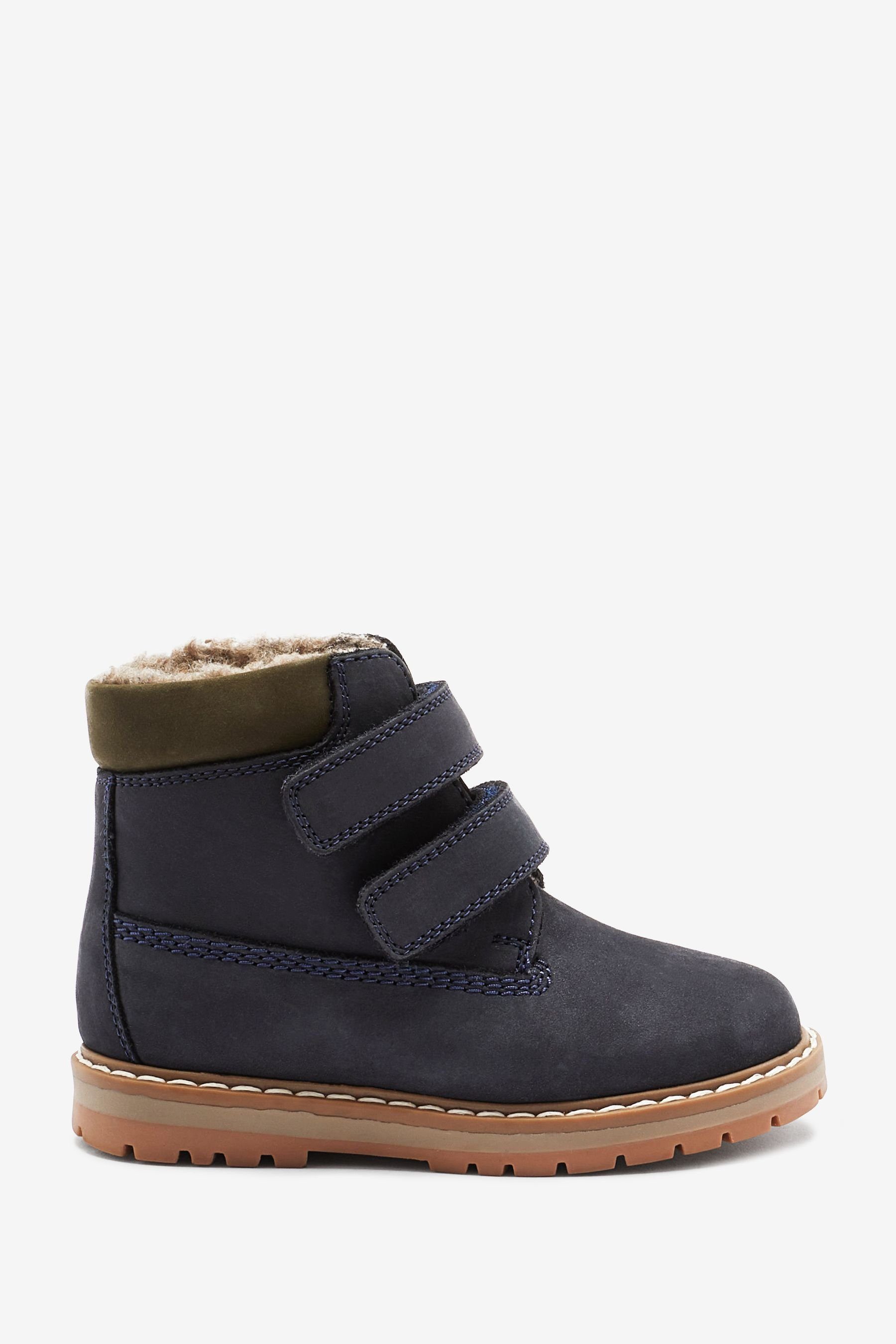 Next Warm gefütterte Stiefel mit Klettverschluss günstig online kaufen