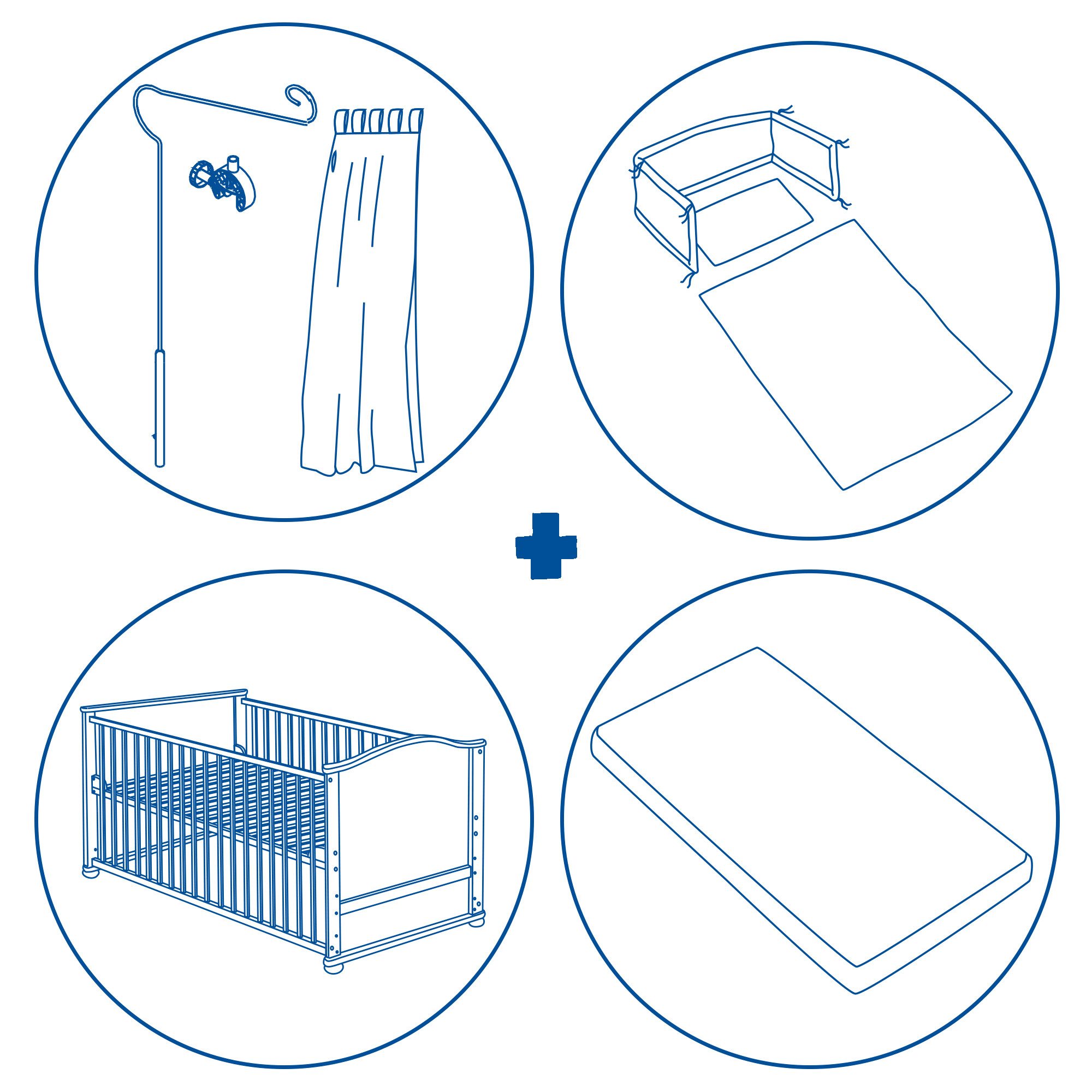 roba® Babybett Little Stars oder Fox & Bunny - niedliche Designs, inkl. Bet günstig online kaufen