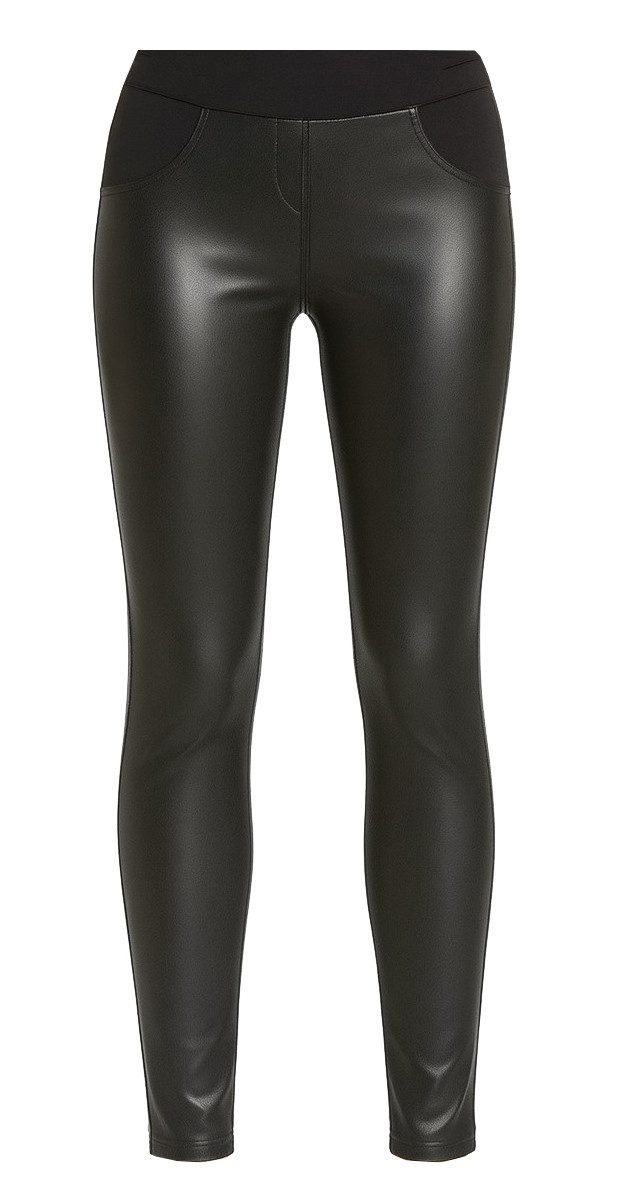 Bas Bleu Leggings vorne mit Wetlook, günstig online kaufen