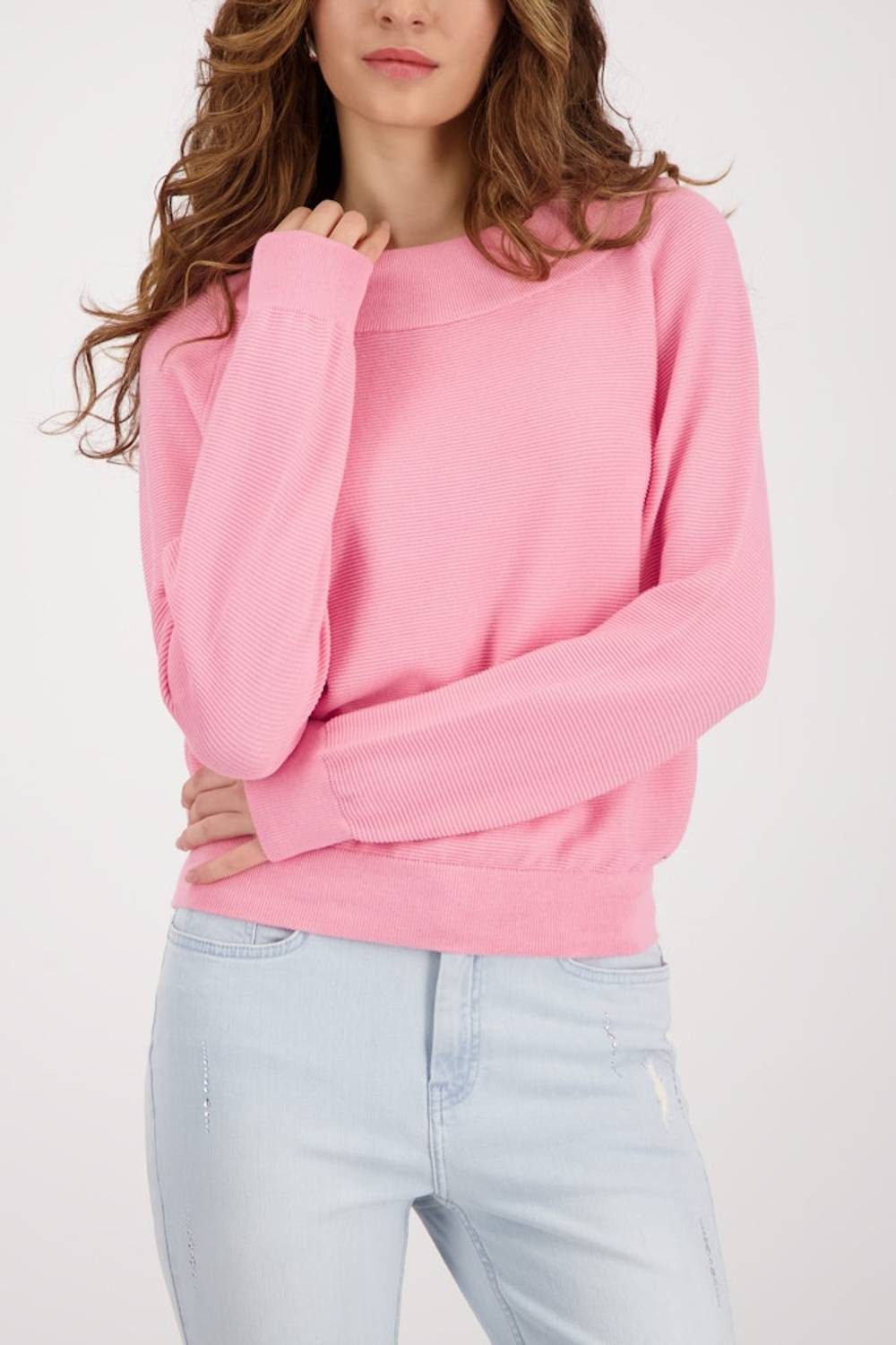 Monari Rundhalspullover 410275 pink