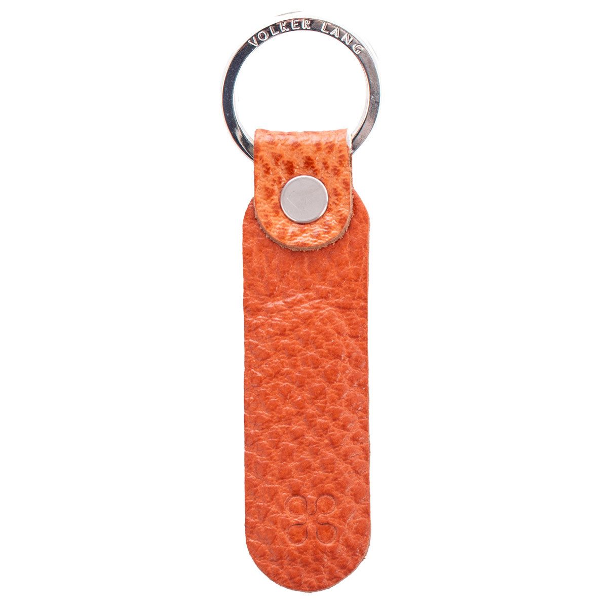 VOLKER LANG Schlüsselanhänger CYCLE Schlüsselring, SR25 - Oberfläche: Scotch - Farbe: orange