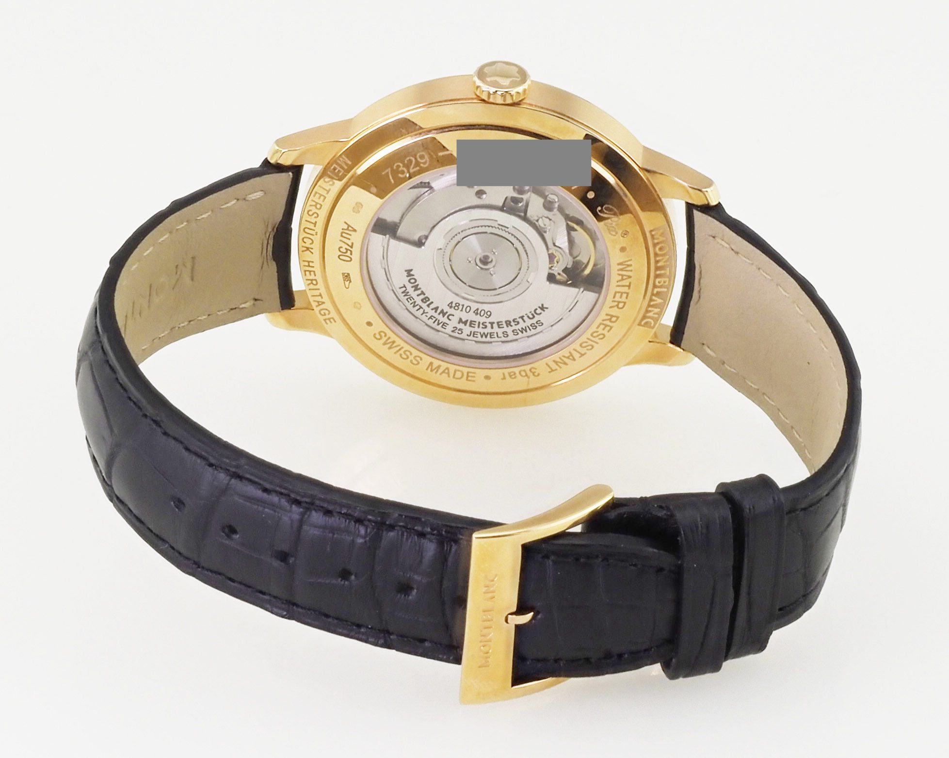 MONTBLANC Luxusuhr Herren Uhr Automatik MB113705 / 7329 Heritage Spirit RED GOLD 39 mm, 18 Karat 750 Rotgold