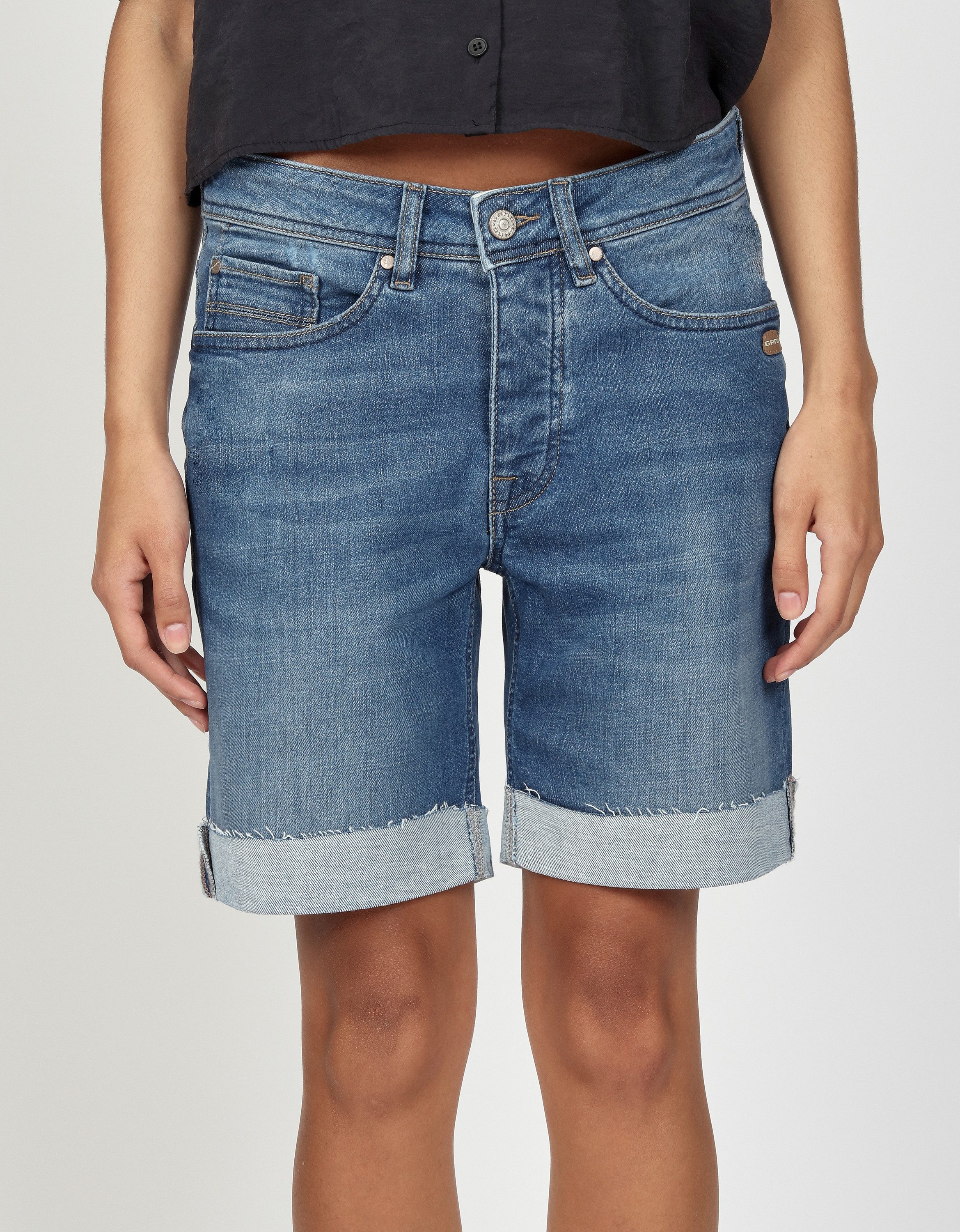 GANG Boyfriend-Jeans GANG Jeans Short 94NICA SHORTS