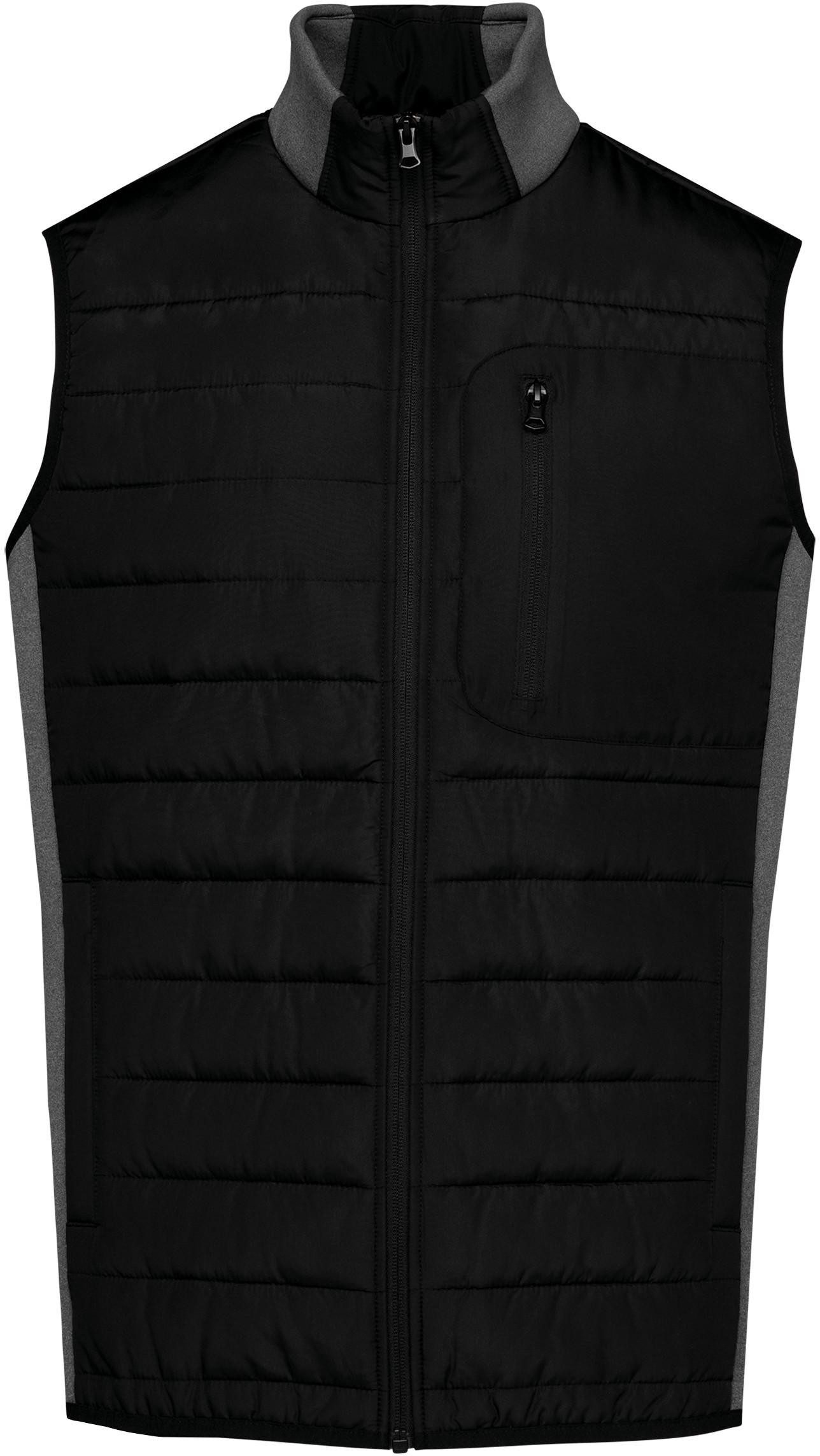Funktionsweste Bodywarmer aus zwei Materialien für Herren