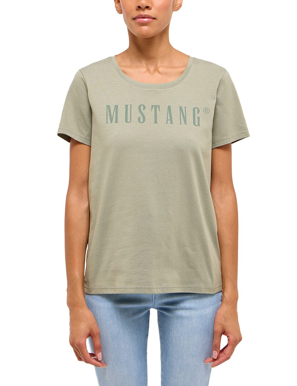 MUSTANG Kurzarmshirt Damen Style Alma