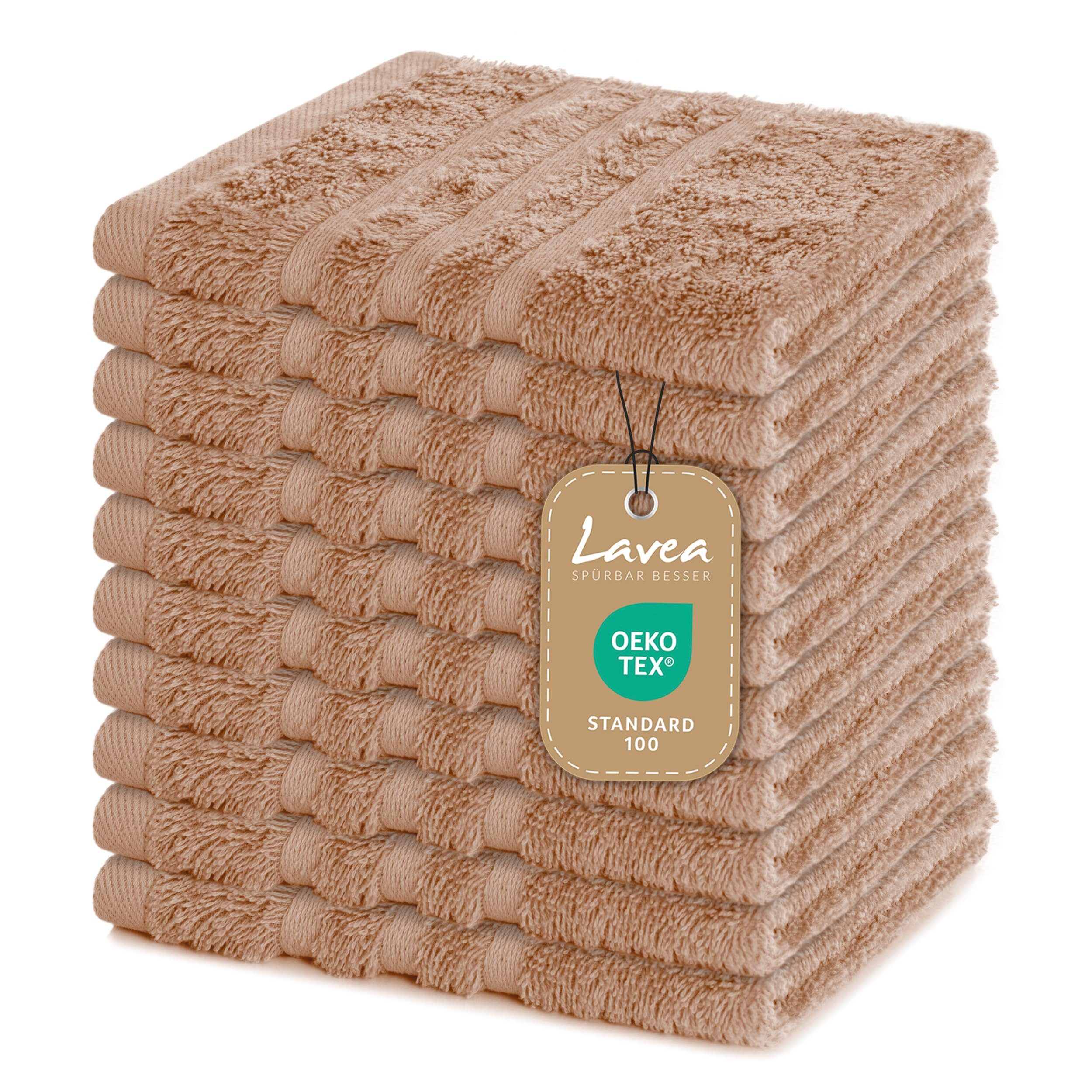Lavea Handtuch Set saugstarke Frottierserie Elena, günstig online kaufen
