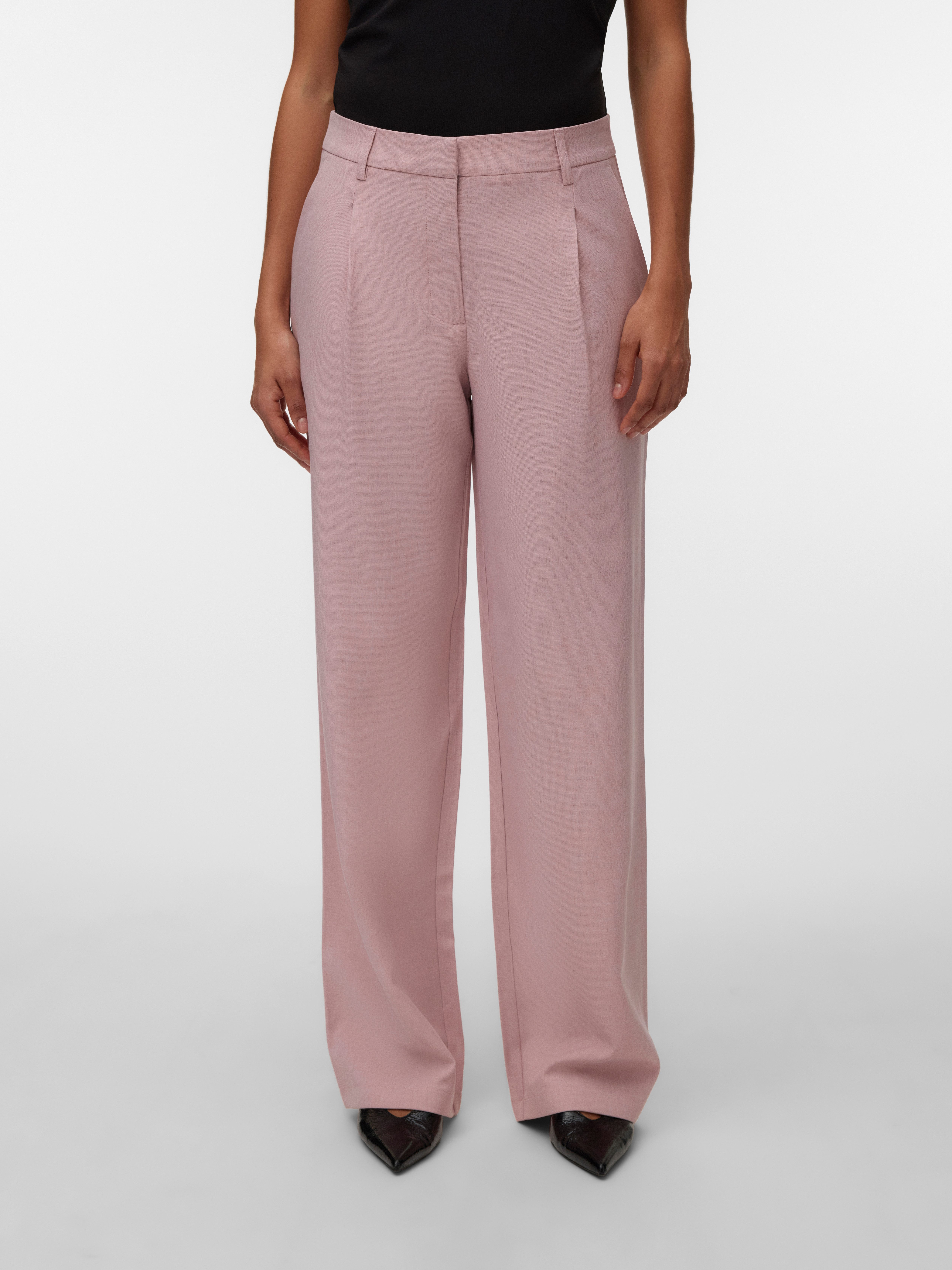 Vero Moda Anzughose VMCASSIDY MW WIDE PANT NOOS Materialmix günstig online kaufen