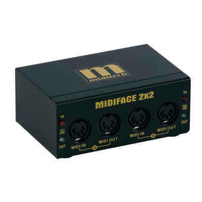 Miditech Digitales Aufnahmegerät (MIDIFACE 2x2 USB MIDI-Interface)