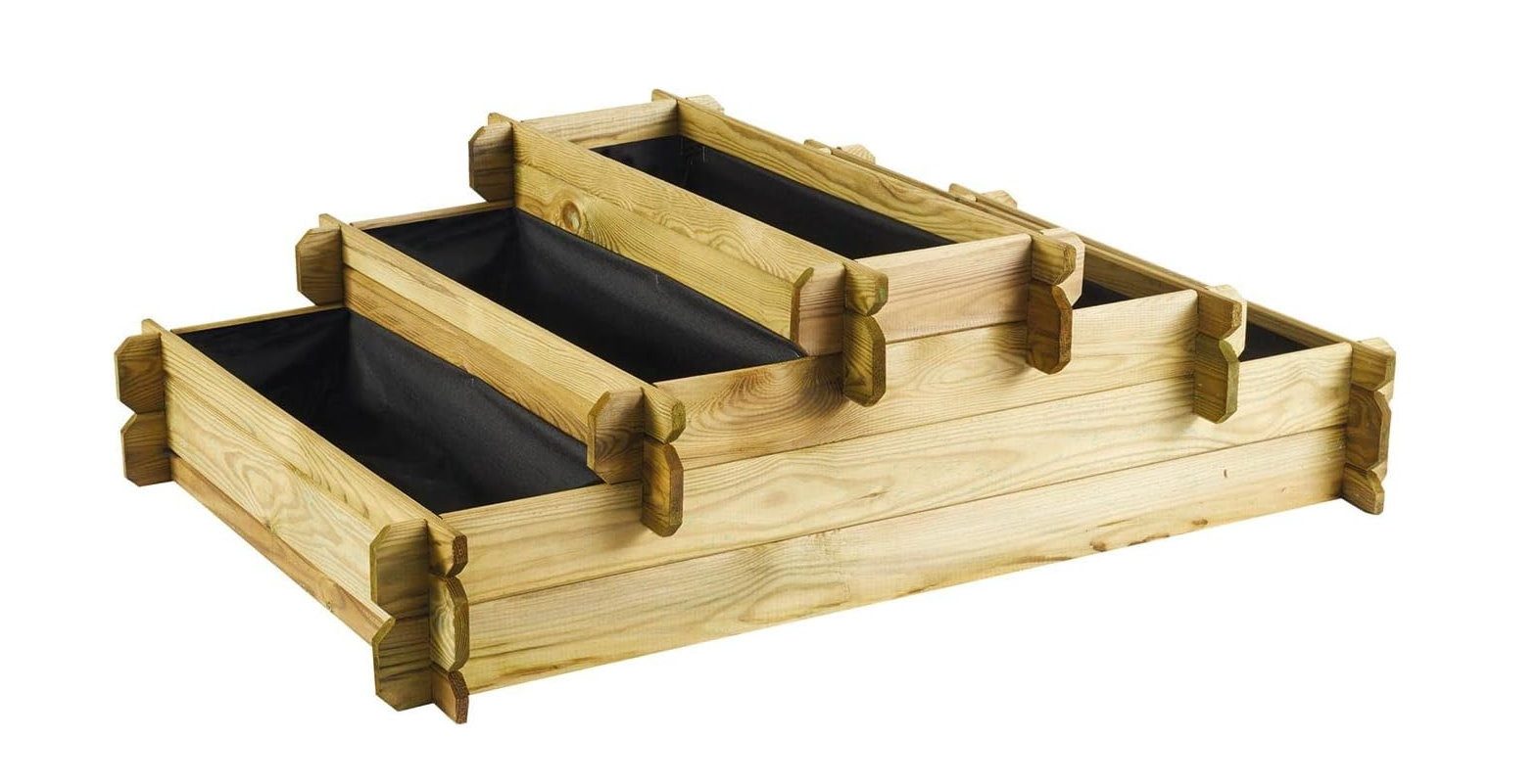 Nordje Blumenkasten, Lärche Holz Hochbeet 80x80