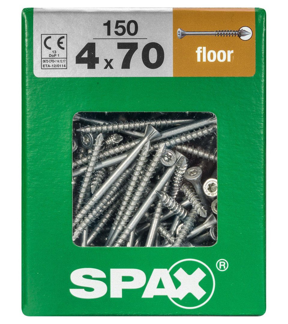 SPAX Terrassenschraube Spax Dielenschrauben 4.0 x 70 mm TX 10 - 150 Stk.