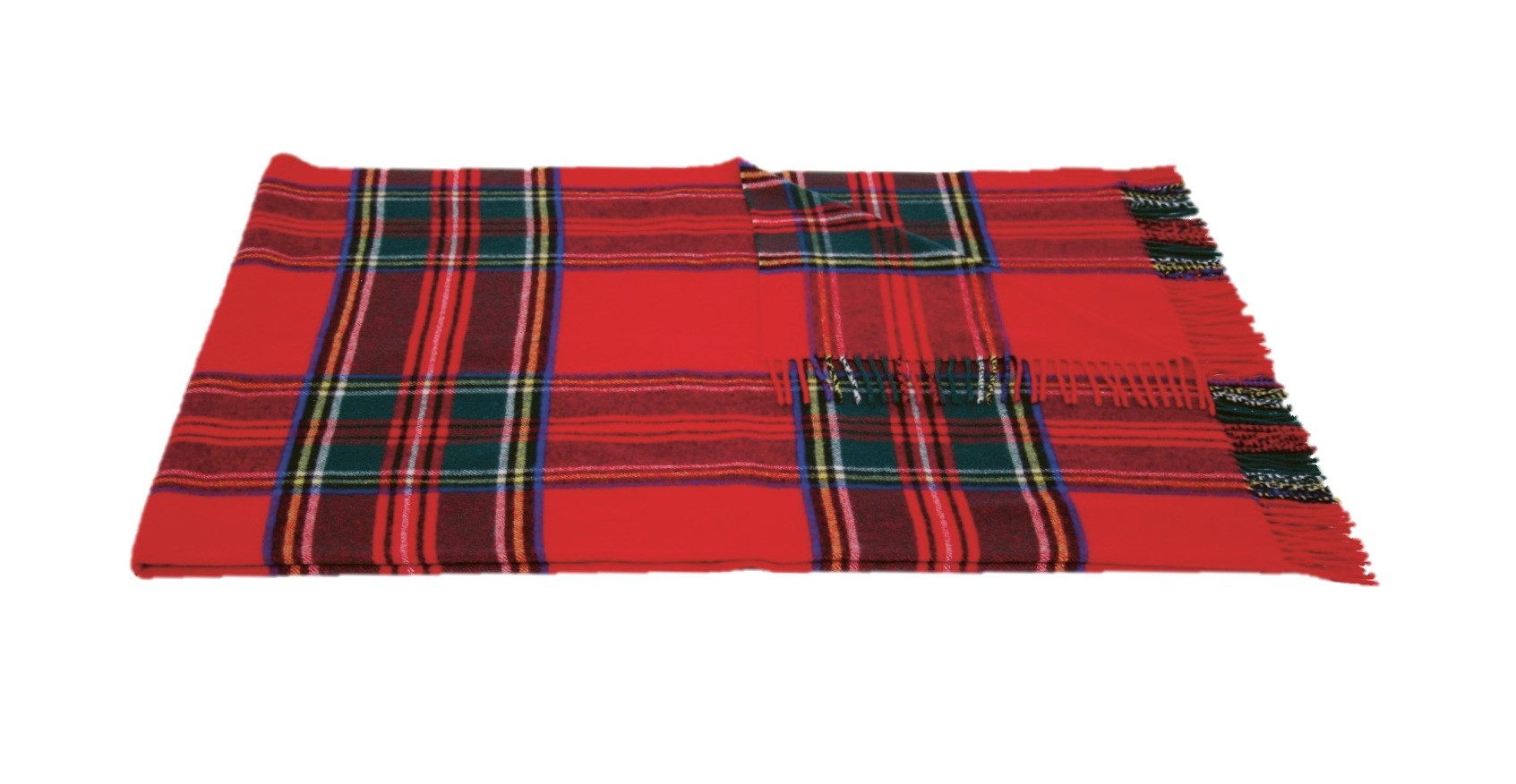 Wohndecke Steinbeck Hochwertige Wohndecke Dublin Lammwolle 130x190cm, Steinbeck GmbH, Schottenlook