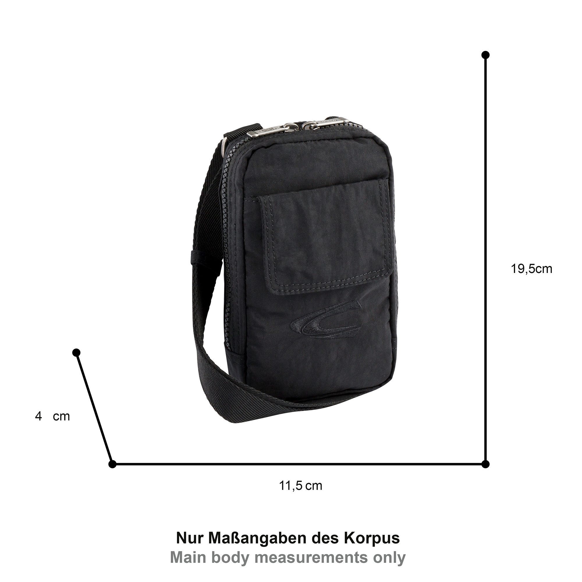 camel active Umhängetasche Journey, aus leichtem robusten Nylon, funktional perfekt für alle Lebenslagen