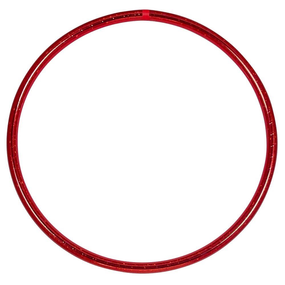 Hoopomania Hula-Hoop-Reifen Isolations Hula Hoop Reifen, Sternen Farben, Ø50cm, Rot