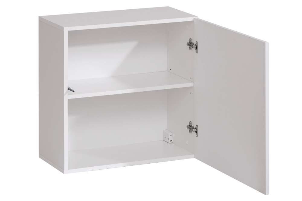 SWOTCH Stylefy / Weiß aus Wohnzimmer-Set, (7-St), mit 1xLowboard, Matt Wohnwand (Wohnmöbel, hängbar, cm, Set I 3xWandboard, 3xHängeschrank, Hochglanzfronten, bestehend Push-to-Open, Hochglanz variabel Weiß 160x330x40 Modern