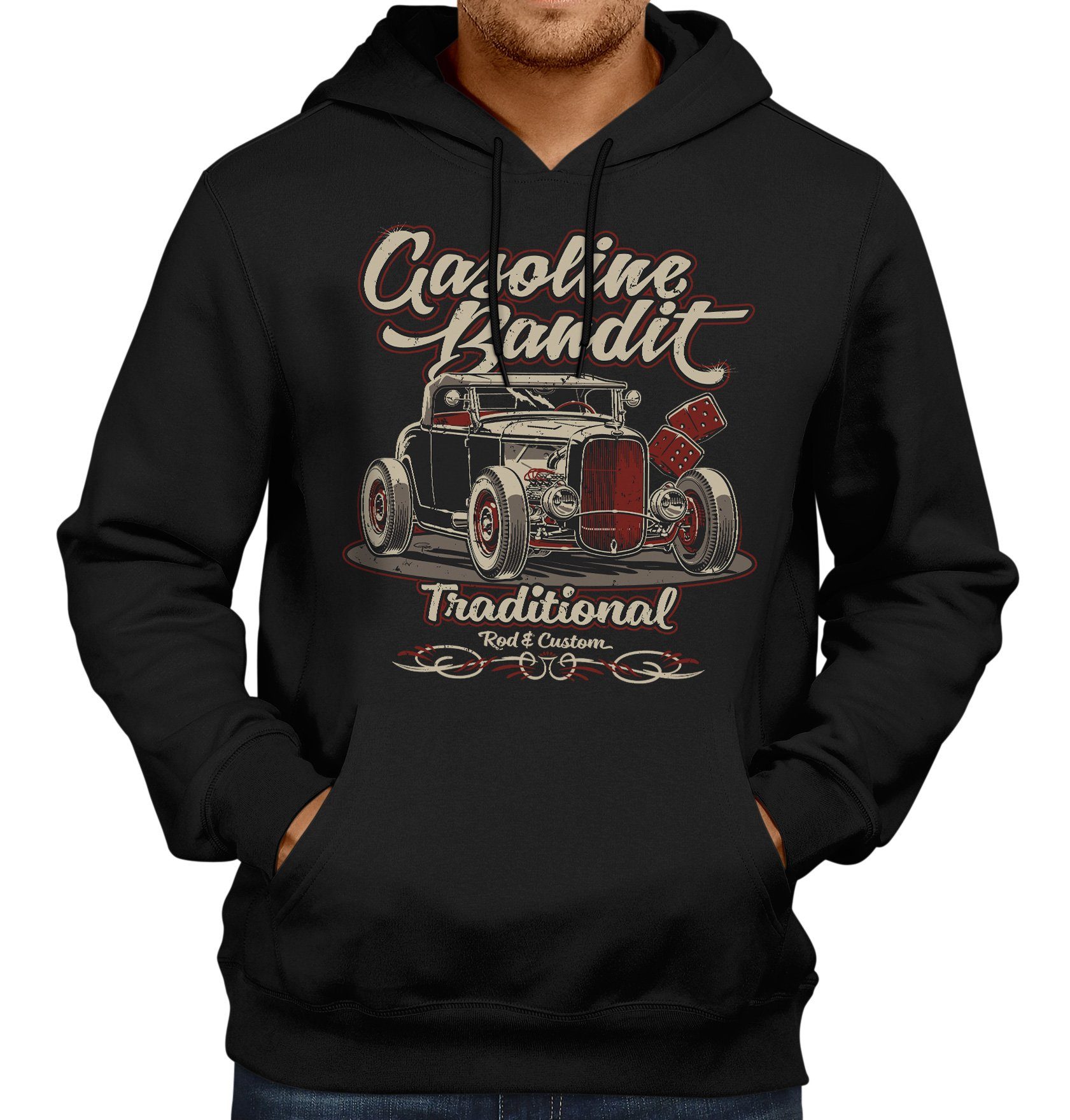 GASOLINE BANDIT® Kapuzensweatshirt im Original Rockabilly günstig online kaufen