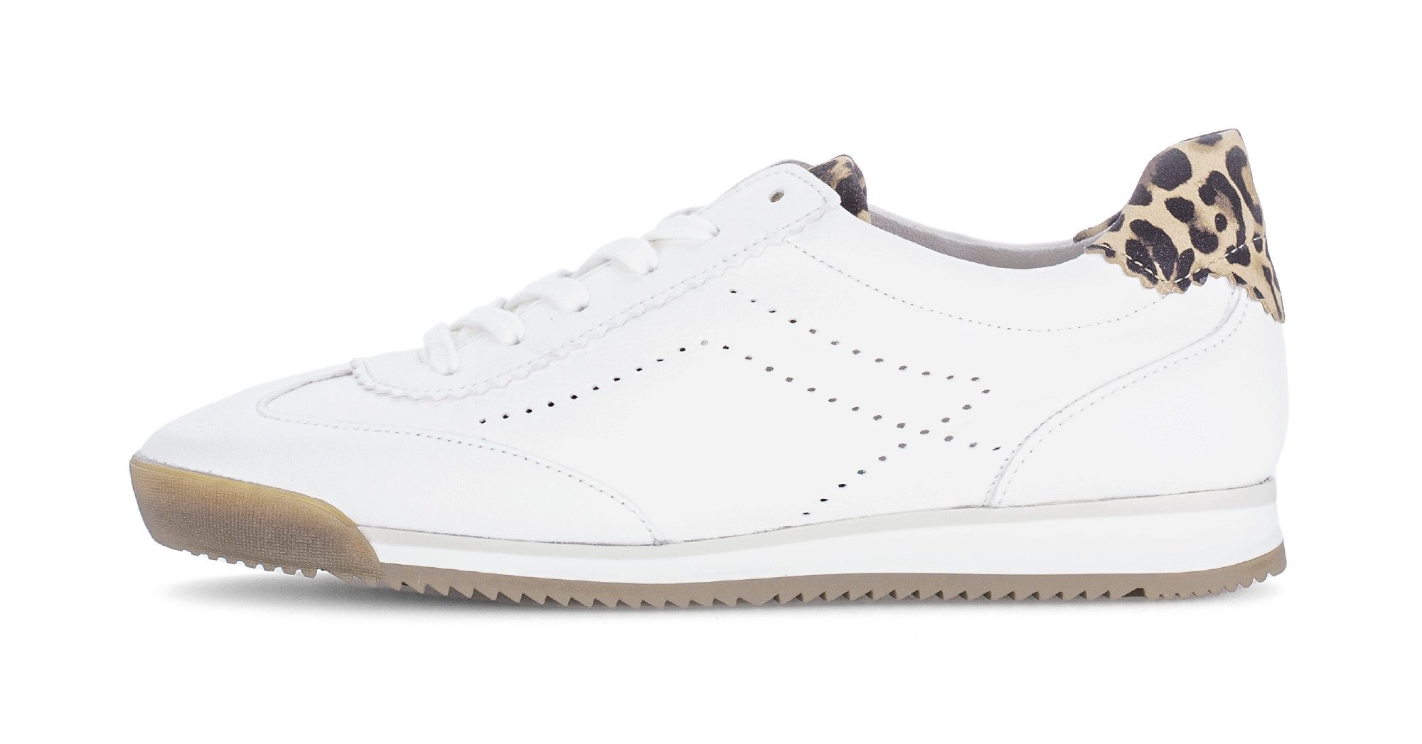 Gabor Keilsneaker Freizeitschuh, Halbschuh, Schnürschuh im Leo-Look