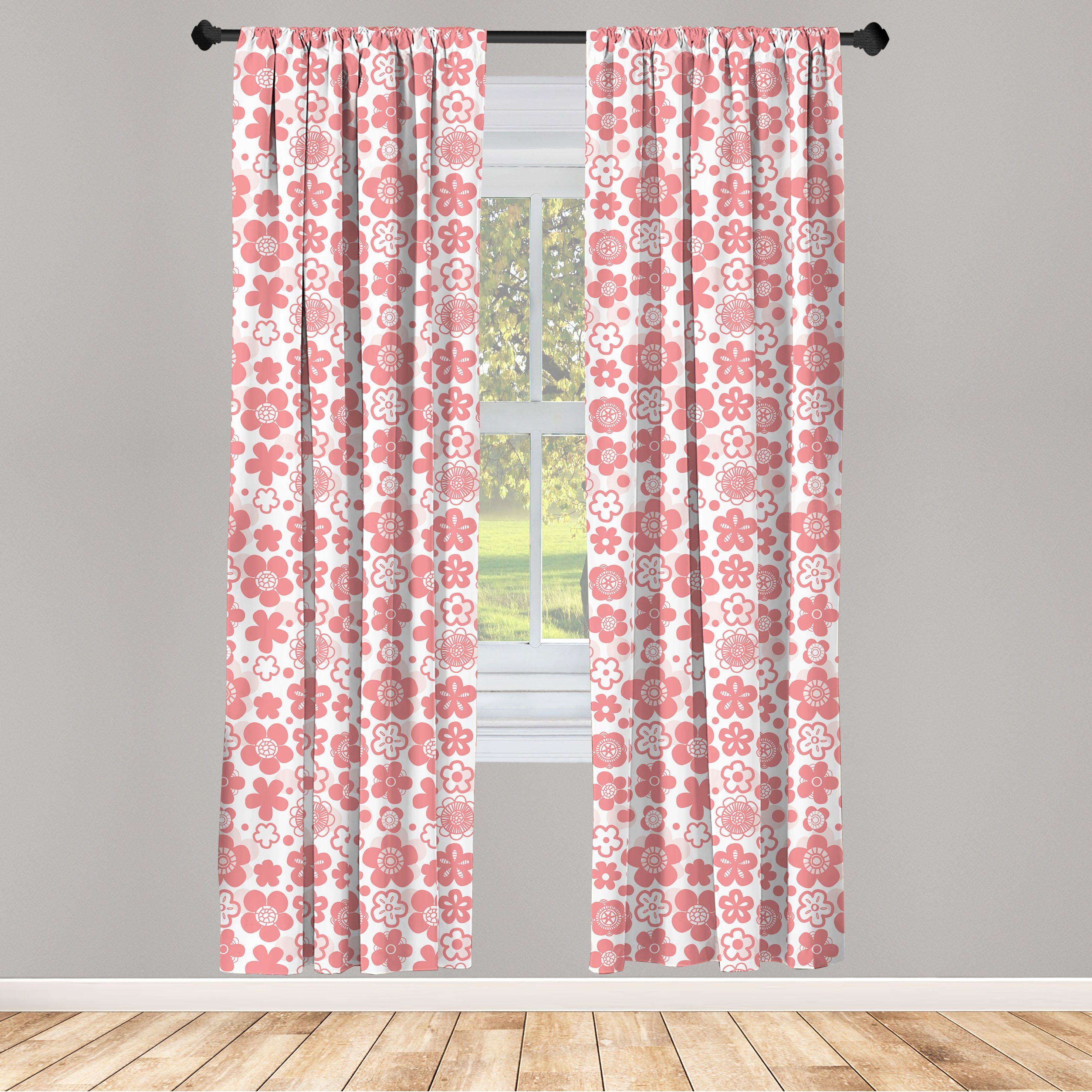 Gardine Vorhang für Wohnzimmer Schlafzimmer Dekor, Abakuhaus, Microfaser, Kirschblüte Eastern Frühling