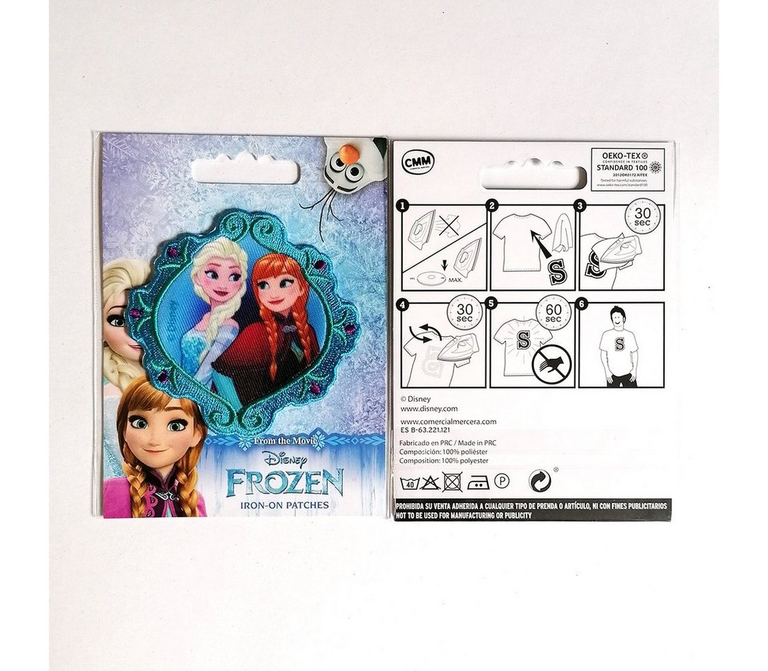 Thumbnail - Disney Aufnäher Bügelbild, Aufbügler, Applikationen, Patches, Flicken, zum aufbügeln, Polyester, Frozen Die Eiskönigin E...