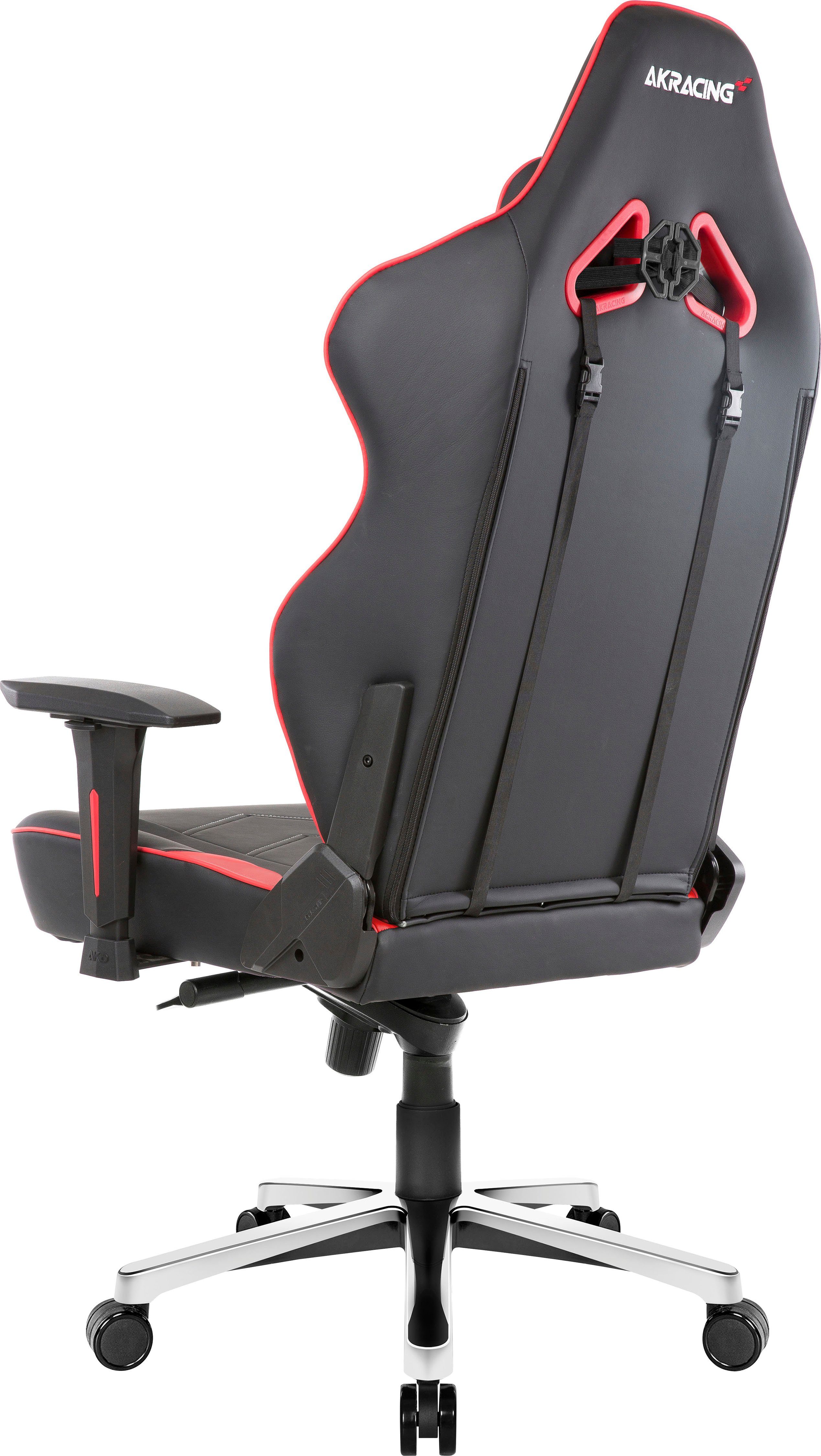 Max" große ergonomisch, rot Personen Master "AKRACING Gaming-Stuhl und schwere für Bürostuhl AKRacing Kunstleder, hochwertiges höhenverstellbar