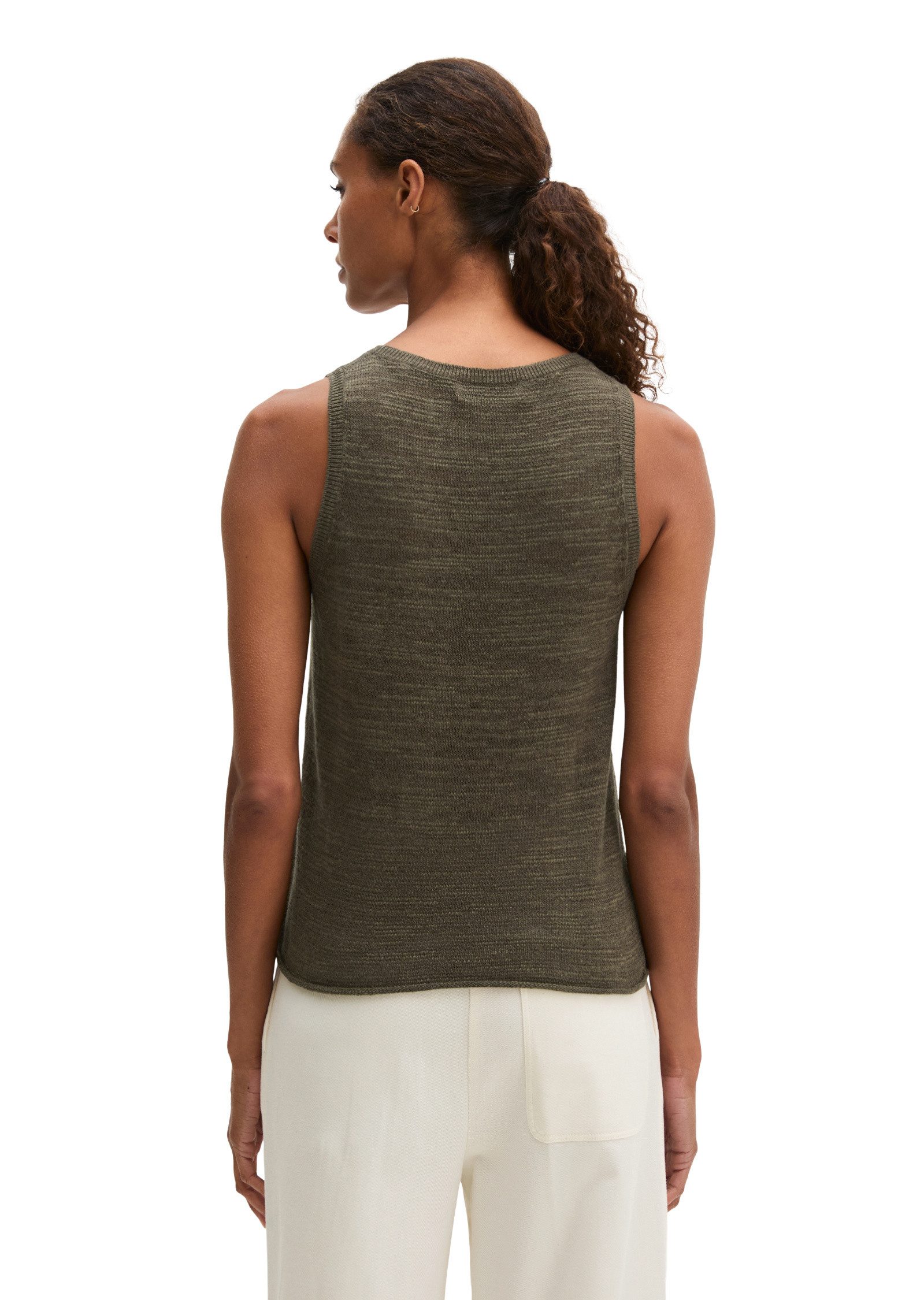 Marc O'Polo Strickpullover aus Leinen-Baumwolle-Mix