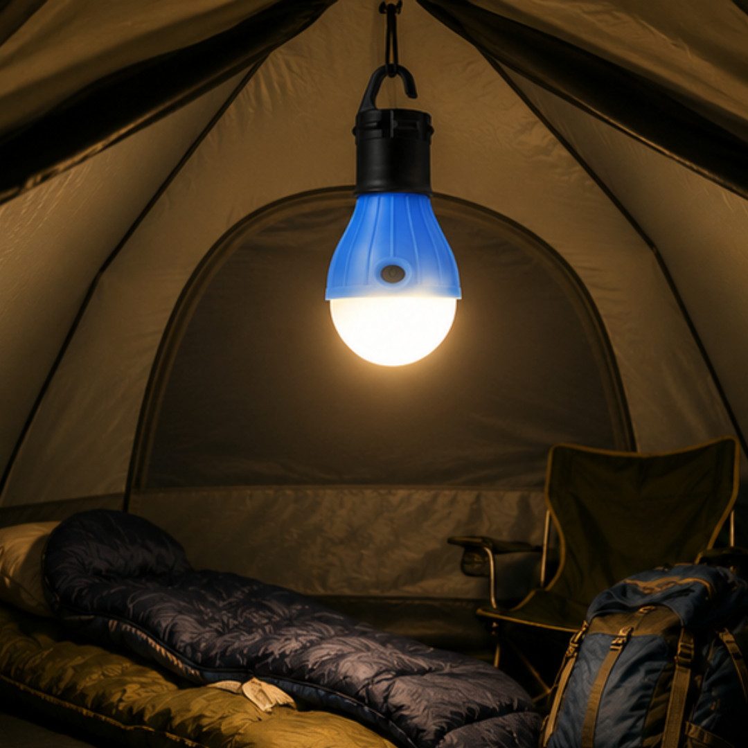Grundig Laterne GRUNDIG LED Campinglaterne Batterie Zeltlampe Outdoor Leuchte, Drei Leuchtmodi, Praktischer Aufhängehaken