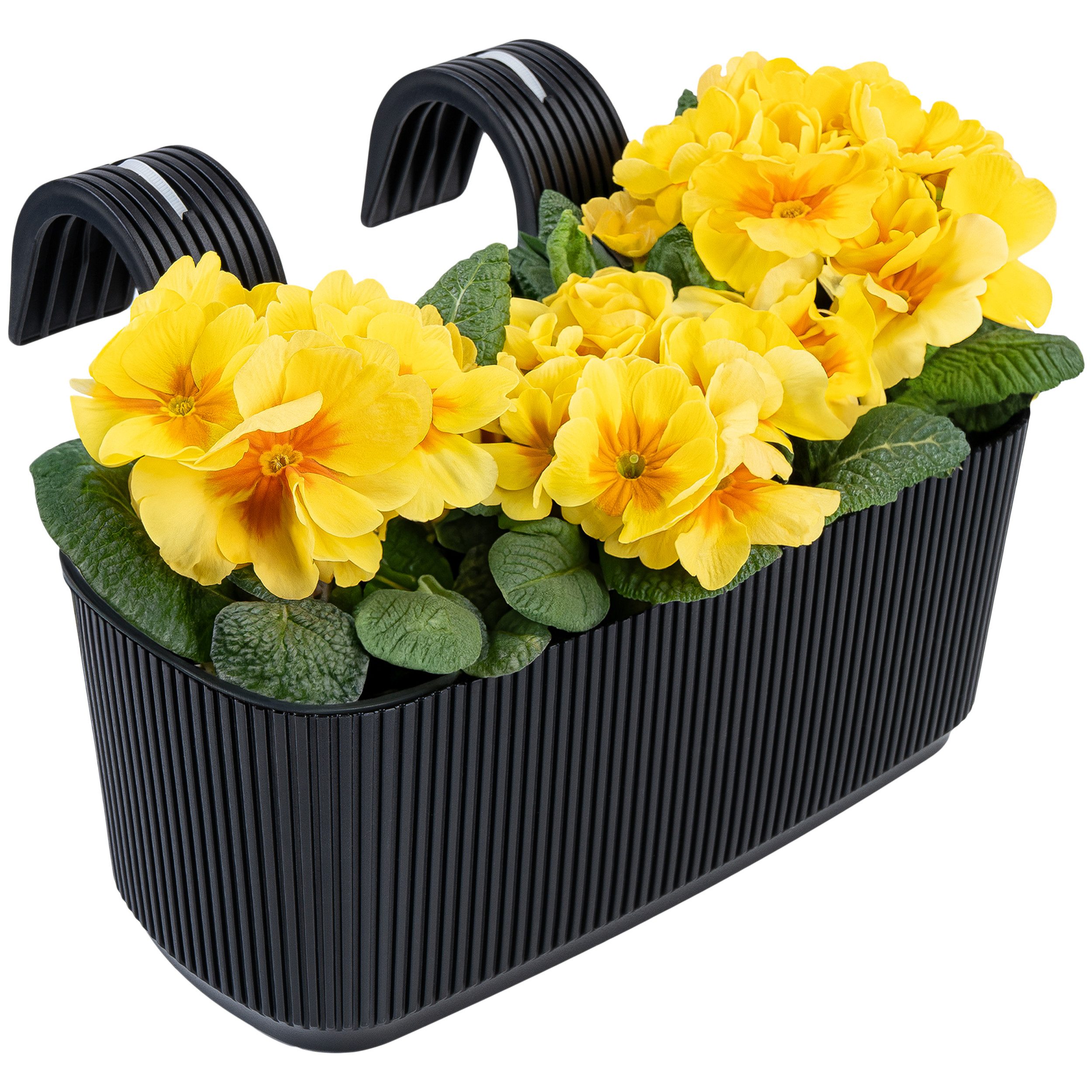 KONZEPT Balkonkasten Blumenkasten mit Halterung – 29 x 19 cm, Balkonkasten günstig online kaufen