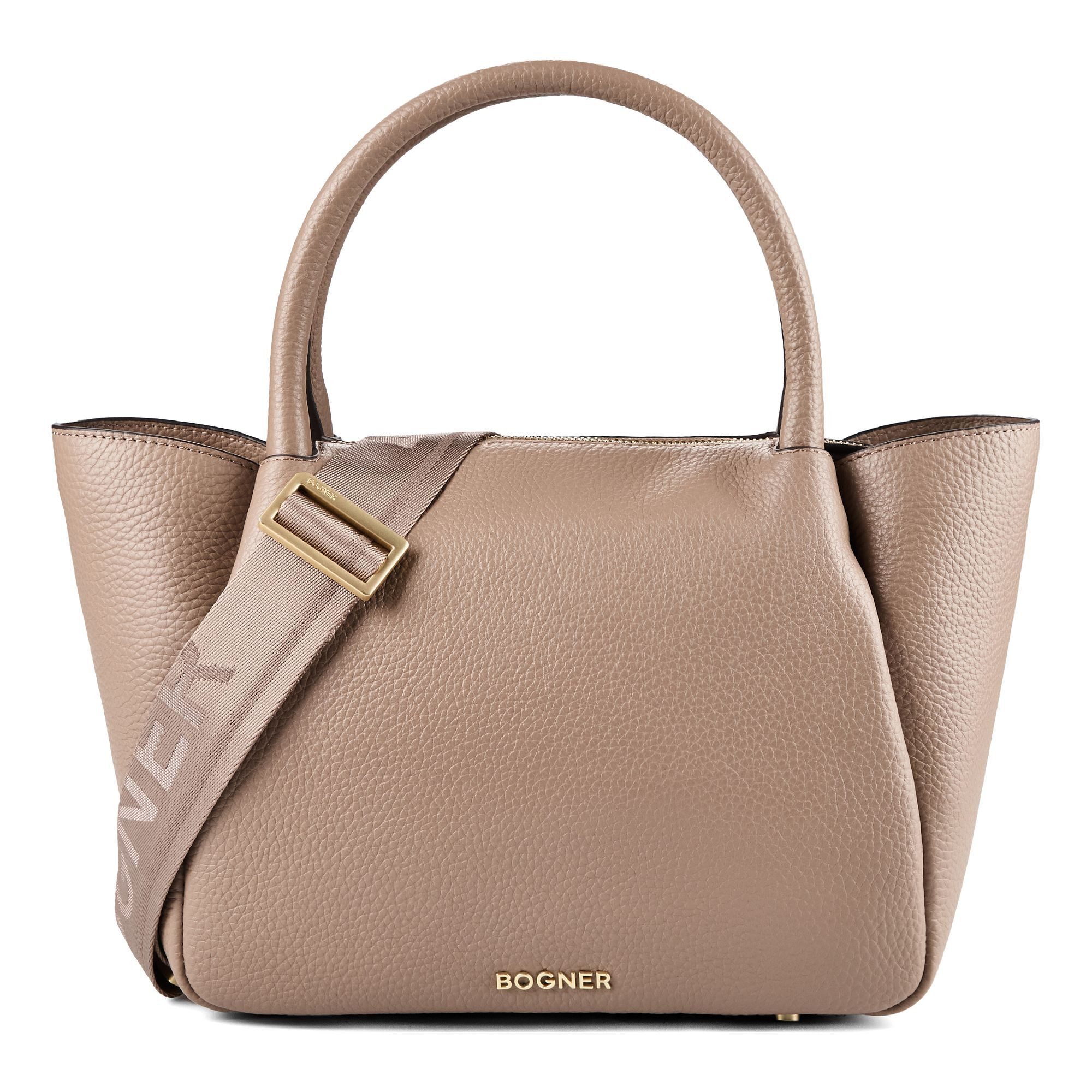 BOGNER Schultertasche Wallis, Leder