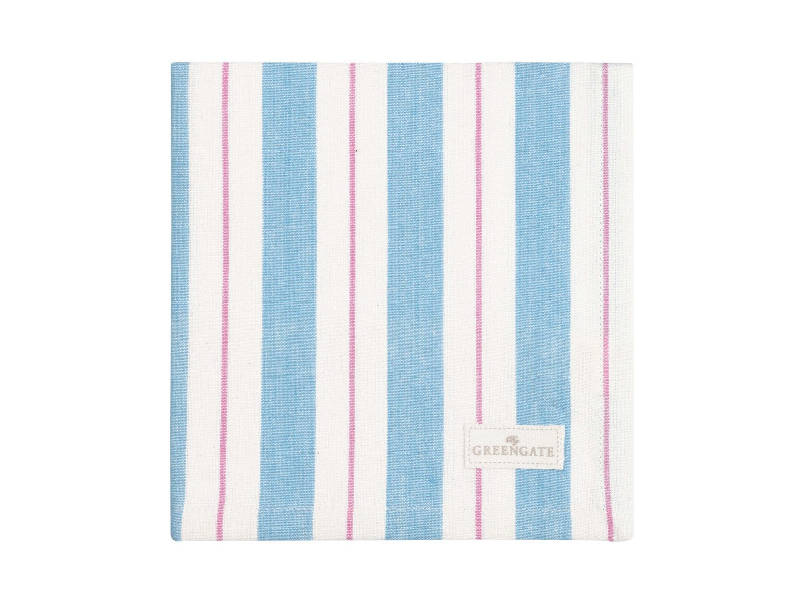 Greengate Stoffserviette Elinor Stoffserviette pale blue 40x40cm