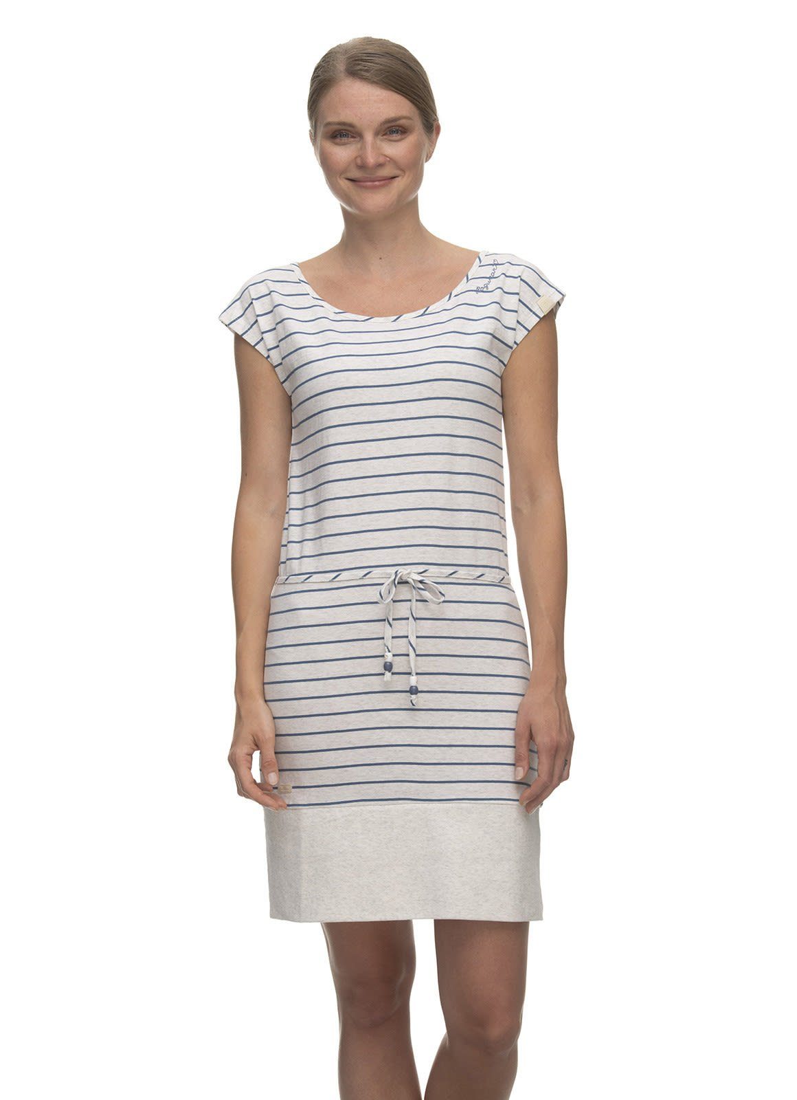 Socho Damen Ragwear Kleid W Ragwear Stripes White Sommerkleid