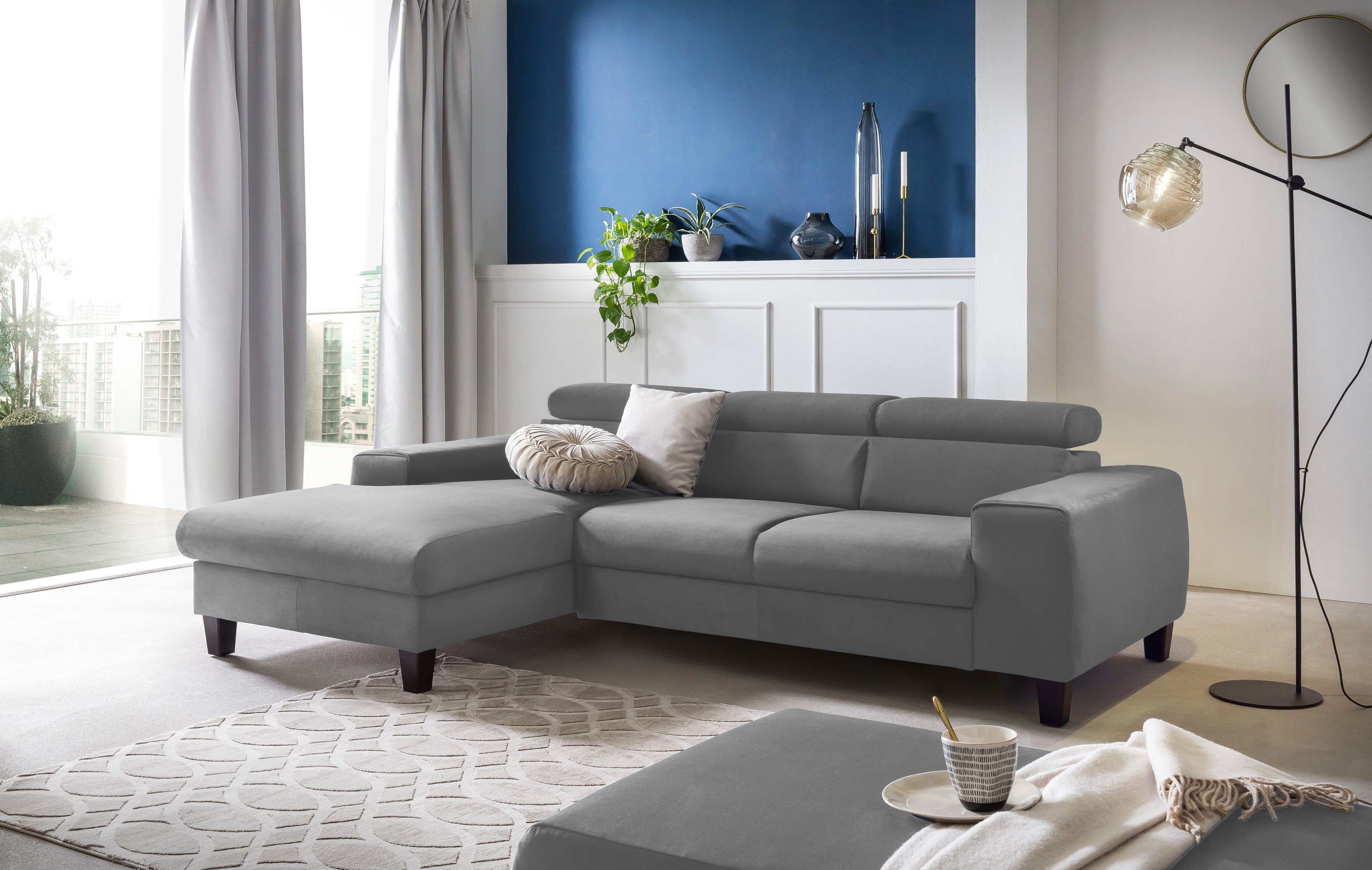 COTTA Ecksofa Morven L-Form mit Kopfteilverstellung, günstig online kaufen