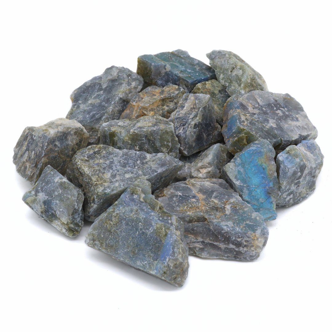 LAVISA Natursteine Labradorit Edelsteine, echte Kristalle, Edelstein Dekosteine, Mineralien