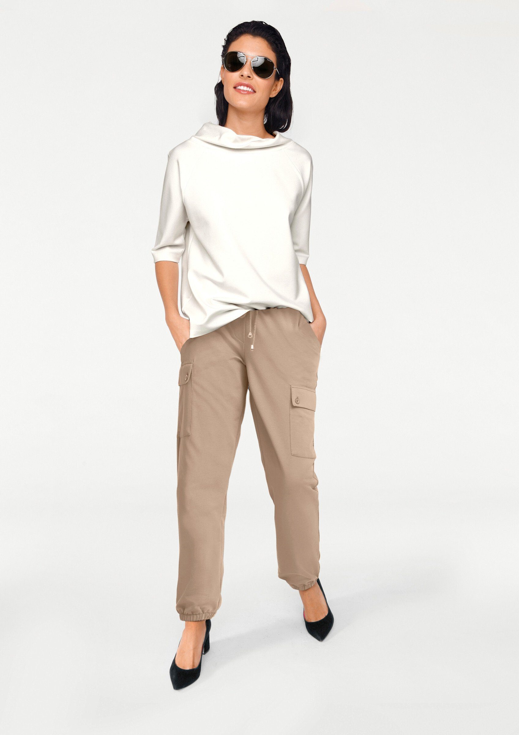 heine Jerseyhose Jogpants Innenbeinlänge ca. 67 günstig online kaufen