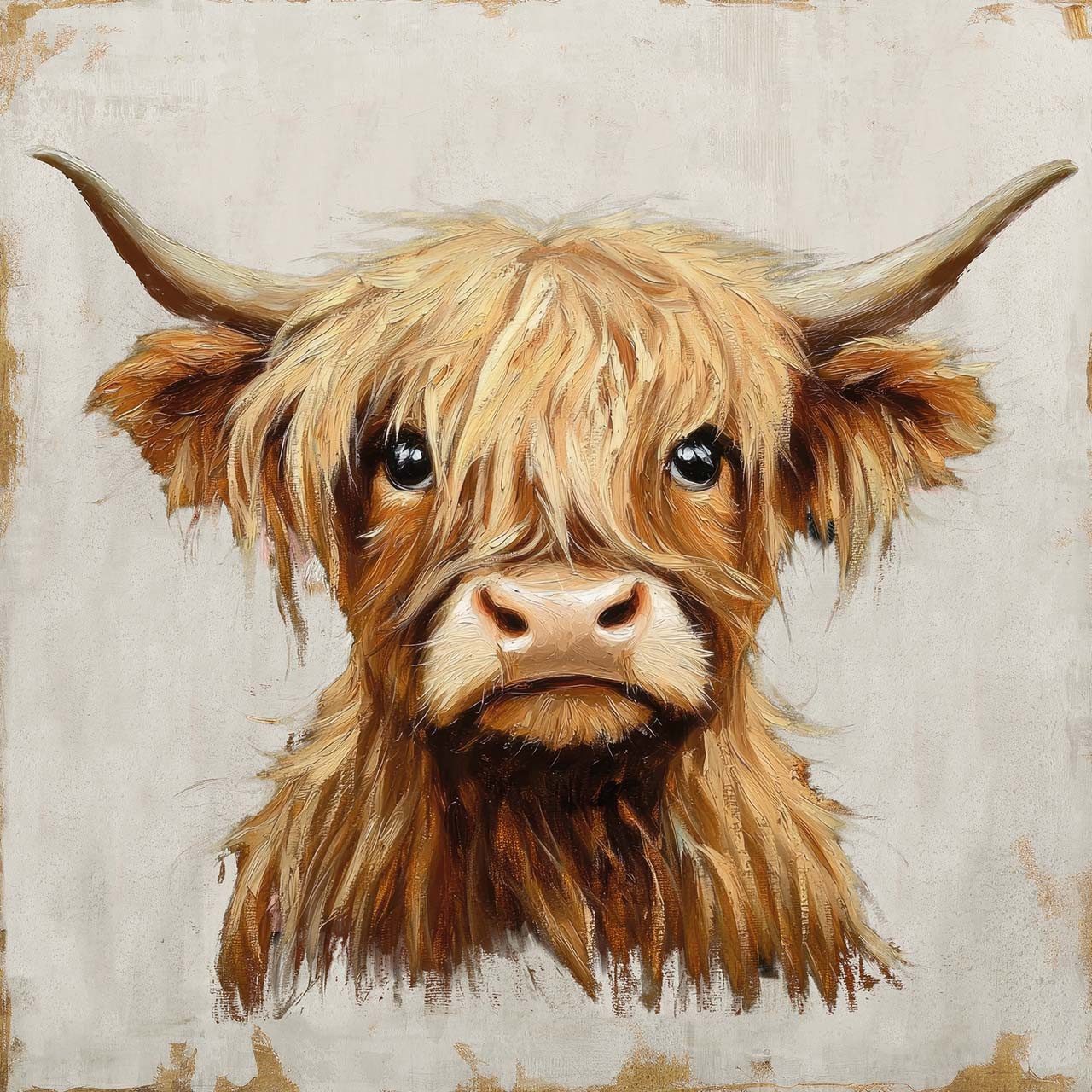 ArtUniverse Gemälde Cattle 60x60 cm, Cattle