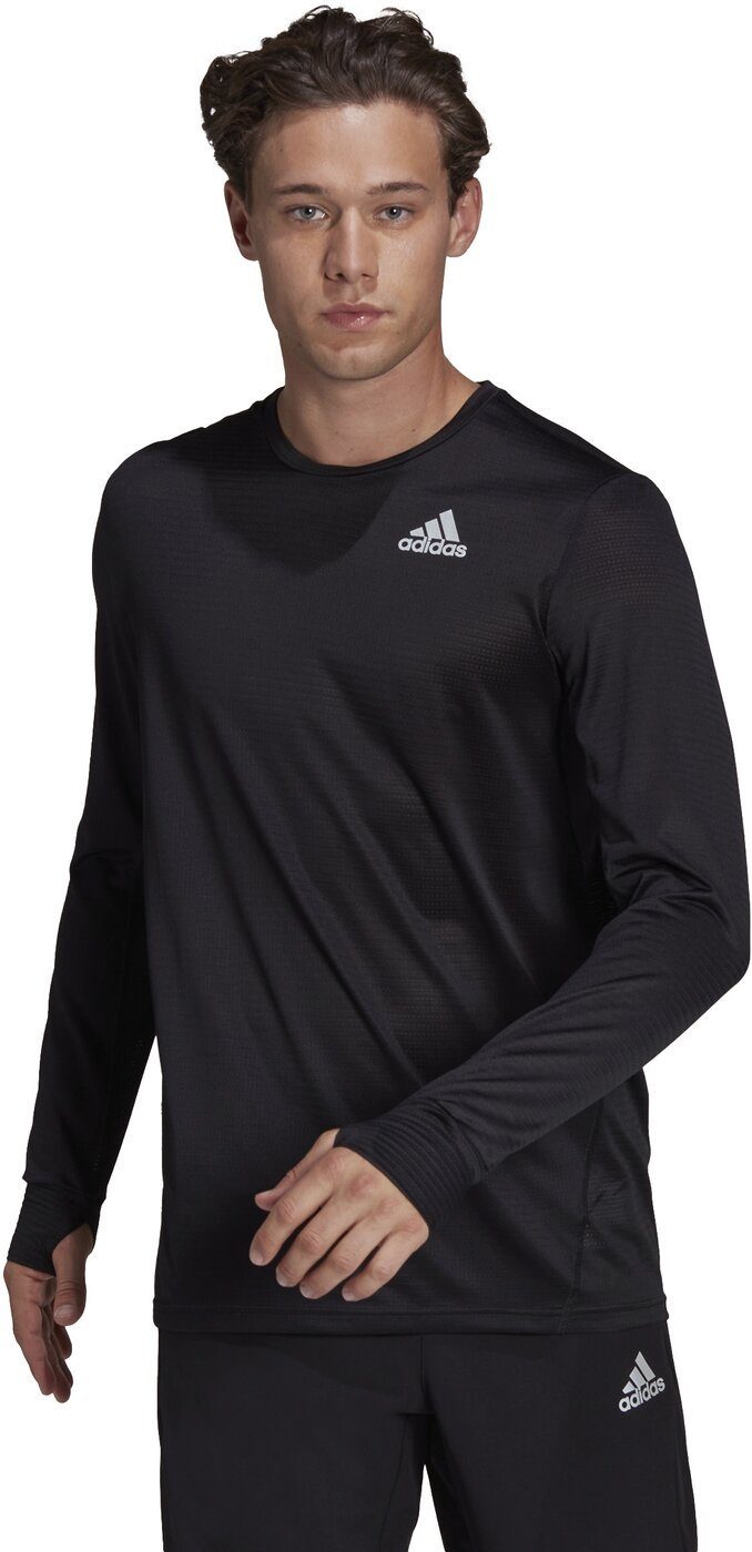 adidas Sportswear Longsleeve OTR LONG SLEEVE 000 BLACK/REFSIL