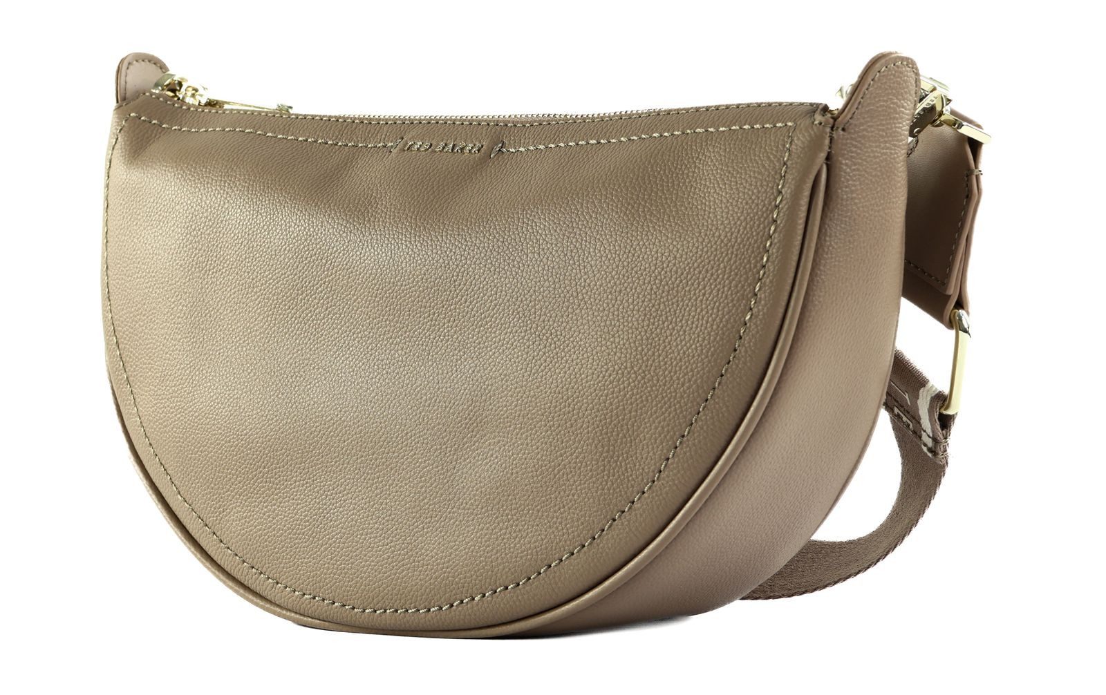 Ted Baker Umhängetasche Webbing Leather Half Moon Crossbody Bag, aus echtem Leder