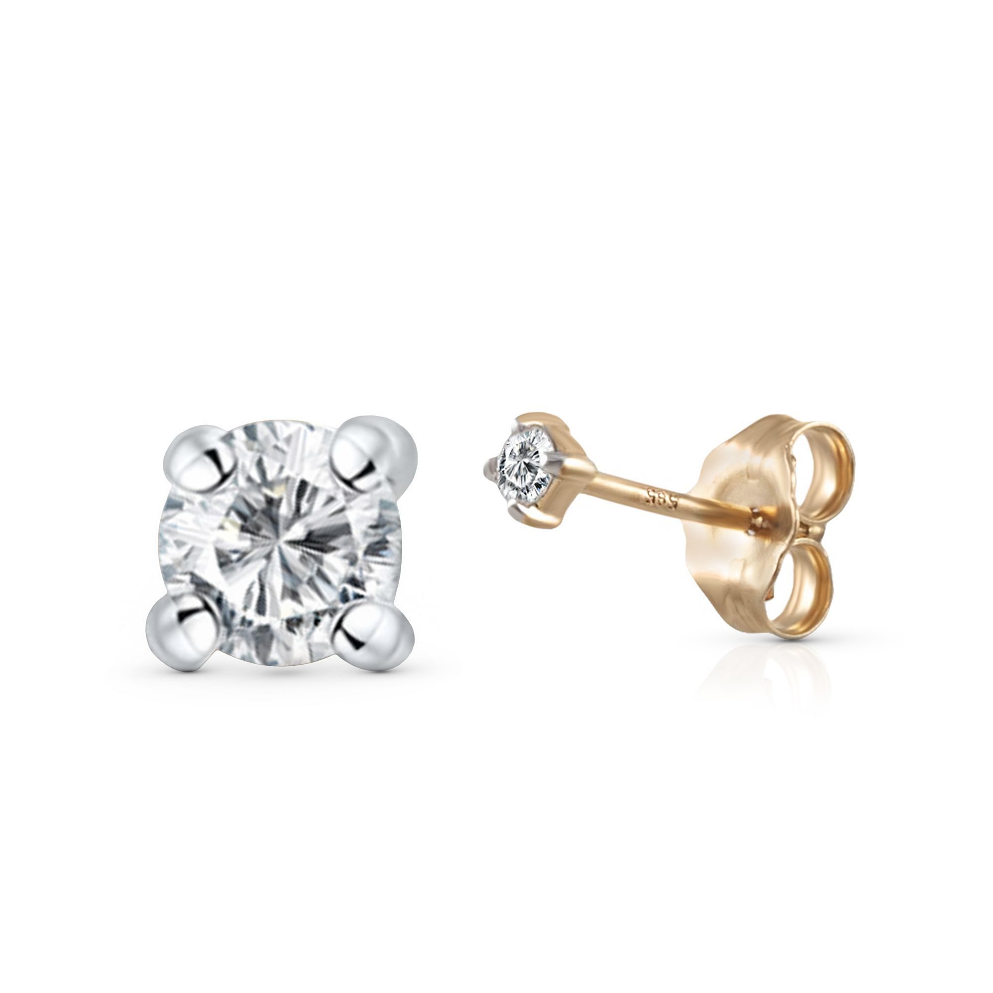 Diamonds by Ellen K. Paar Ohrstecker 585/- Gelbgold Brillant