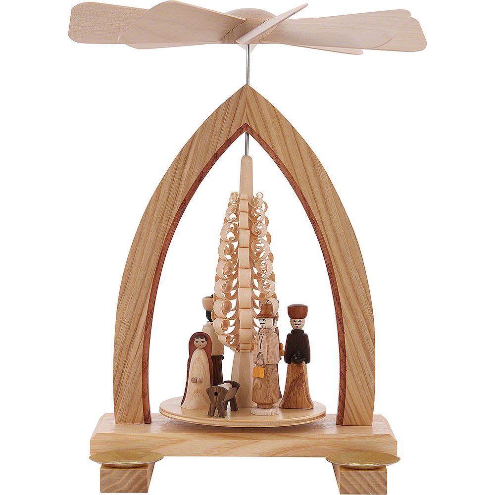 Heinz Lorenz Pyramiden Weihnachtspyramide 1-stöckige Pyramide Christi Geburt (25cm) von Heinz Lorenz Pyramiden