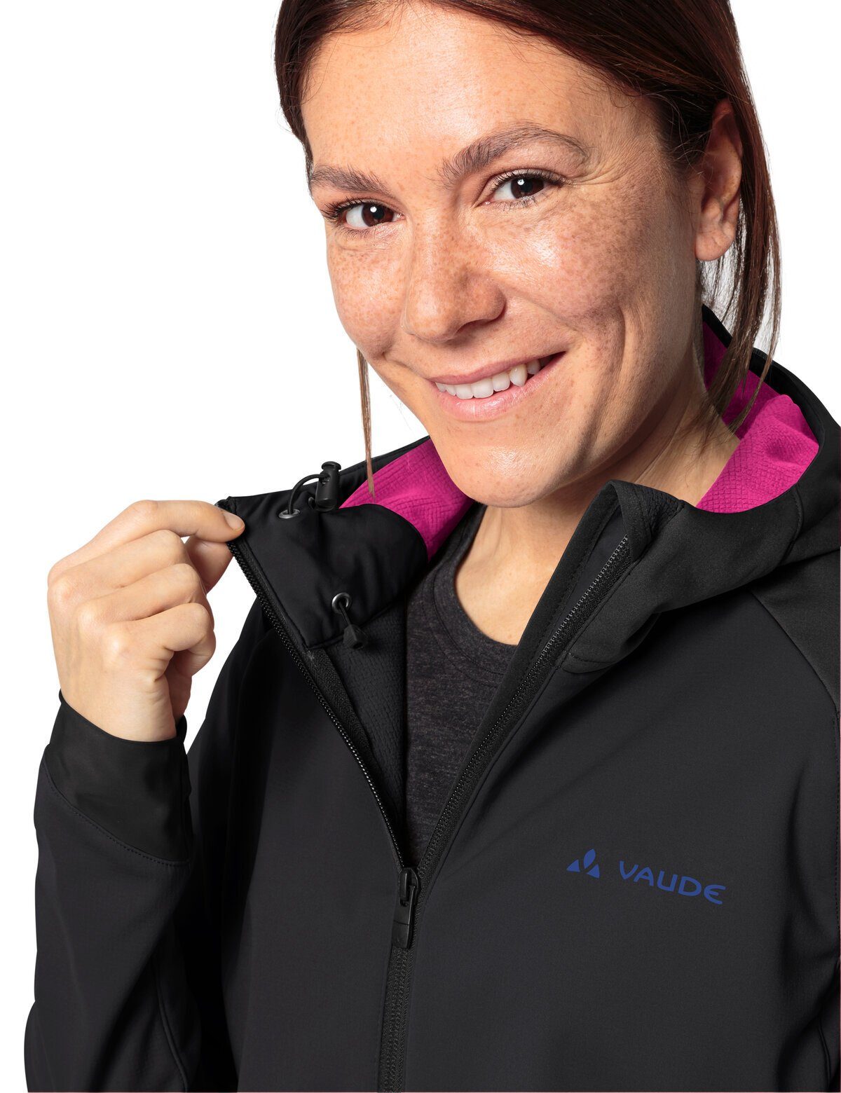 Women's (1-St) Jacket Softshell VAUDE Klimaneutral uni kompensiert Outdoorjacke black Qimsa