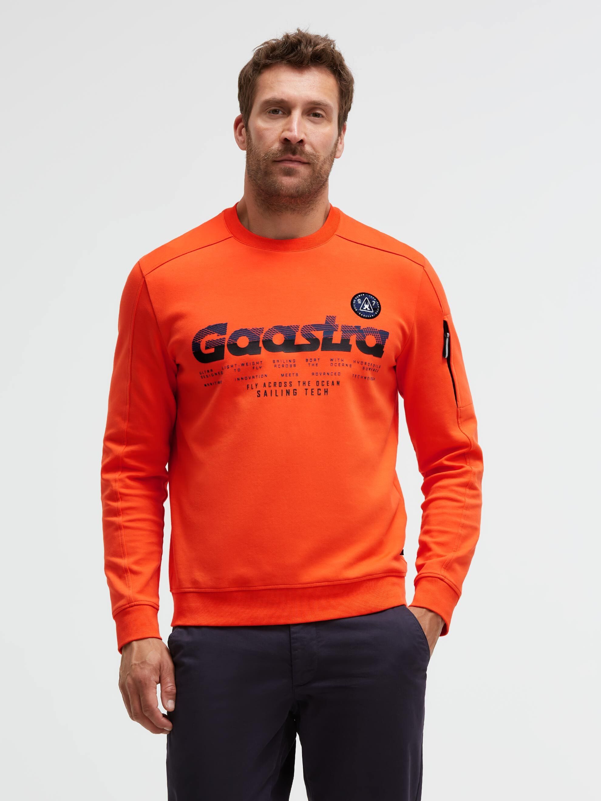 Gaastra Sweater mit Ärmeltasche