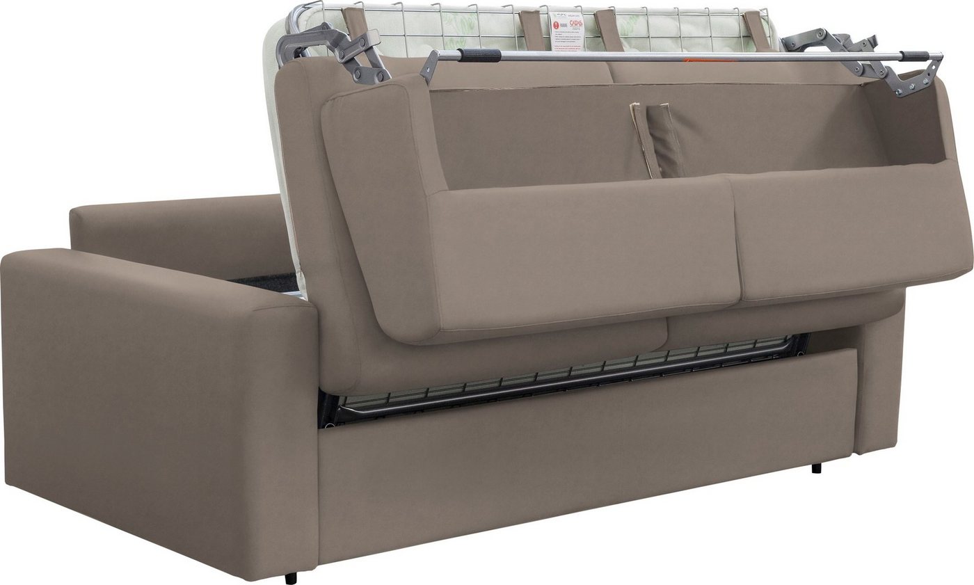 Home affaire Schlafsofa »Bari«, inklusive Matratze und klappbaren Bettunterbau, Liegefläche 140/208 cm-kaufen